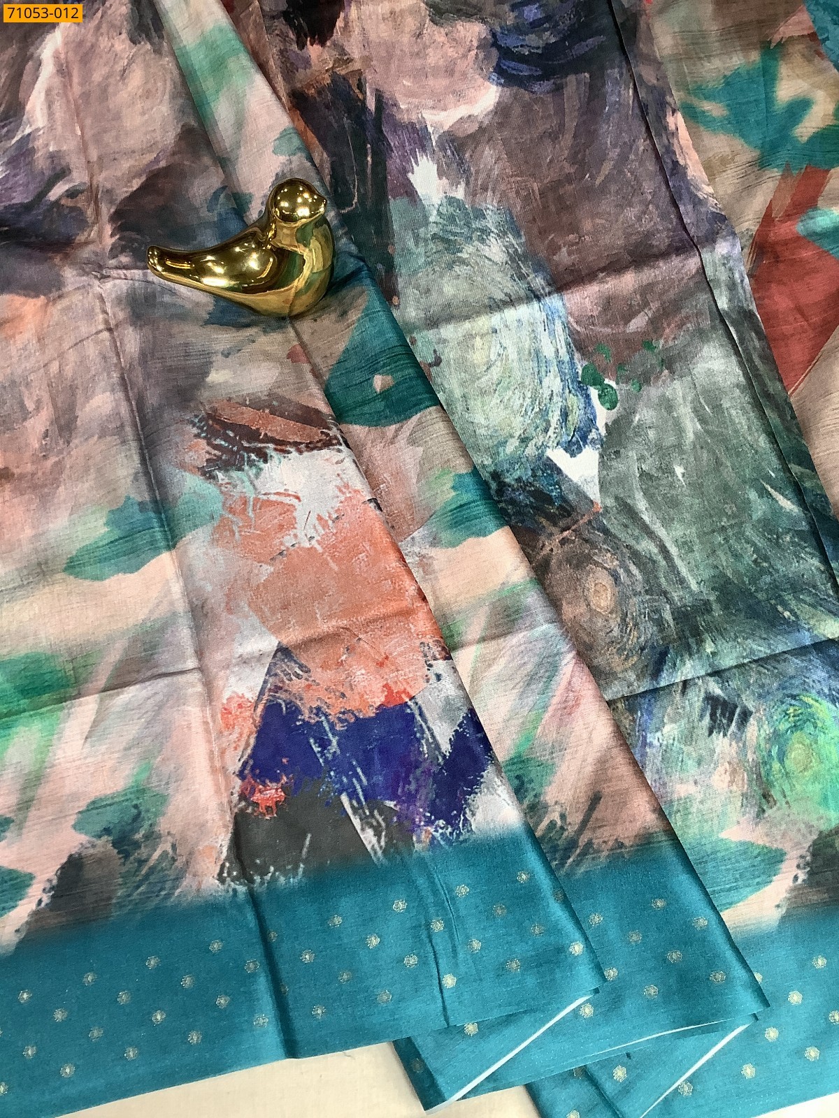 Printed Soft Fancy Linen Silk Saree