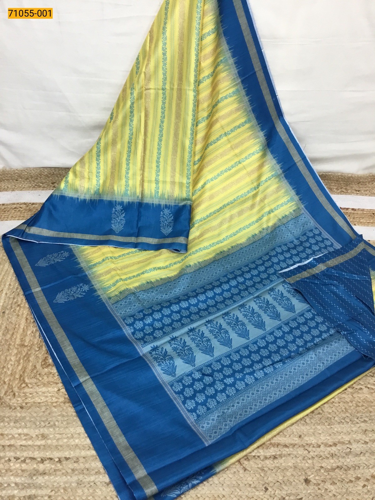 Fancy Printed Silk Saree