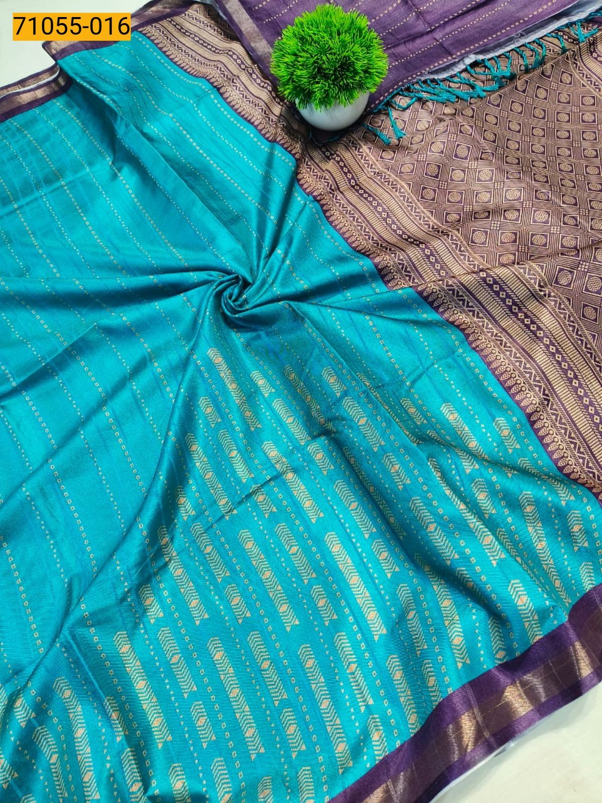 Fancy Printed Silk Saree