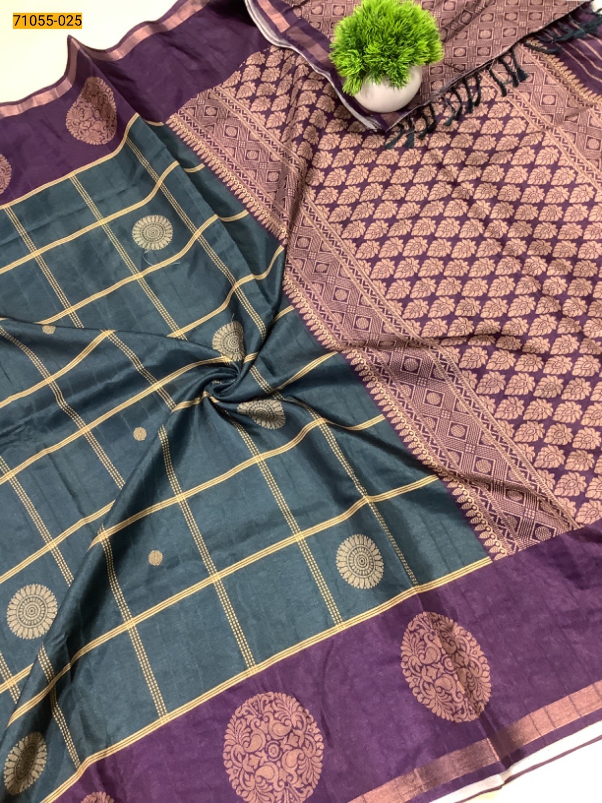 Fancy Printed Silk Saree