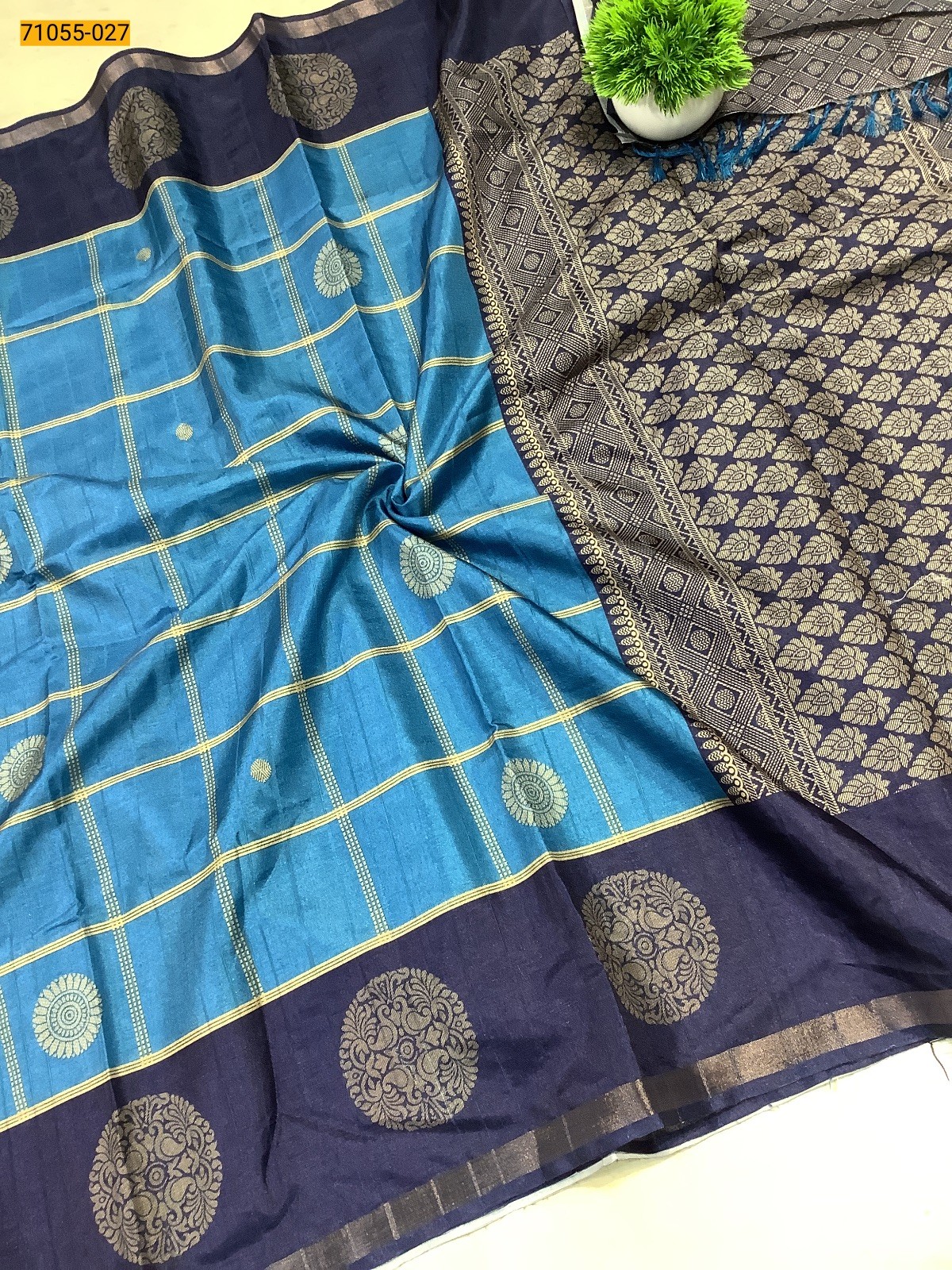 Fancy Printed Silk Saree