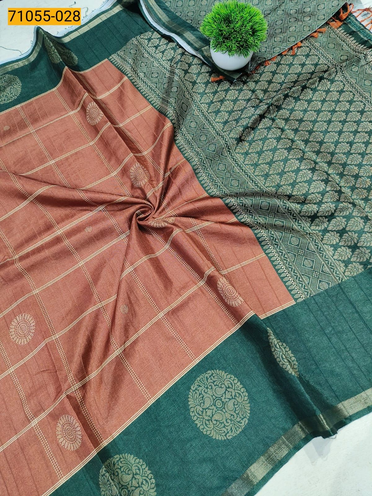 Fancy Printed Silk Saree