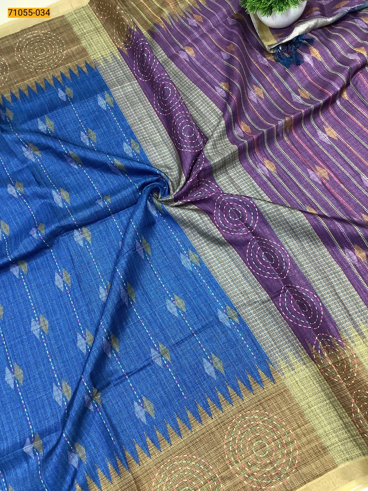 Fancy Printed Silk Saree