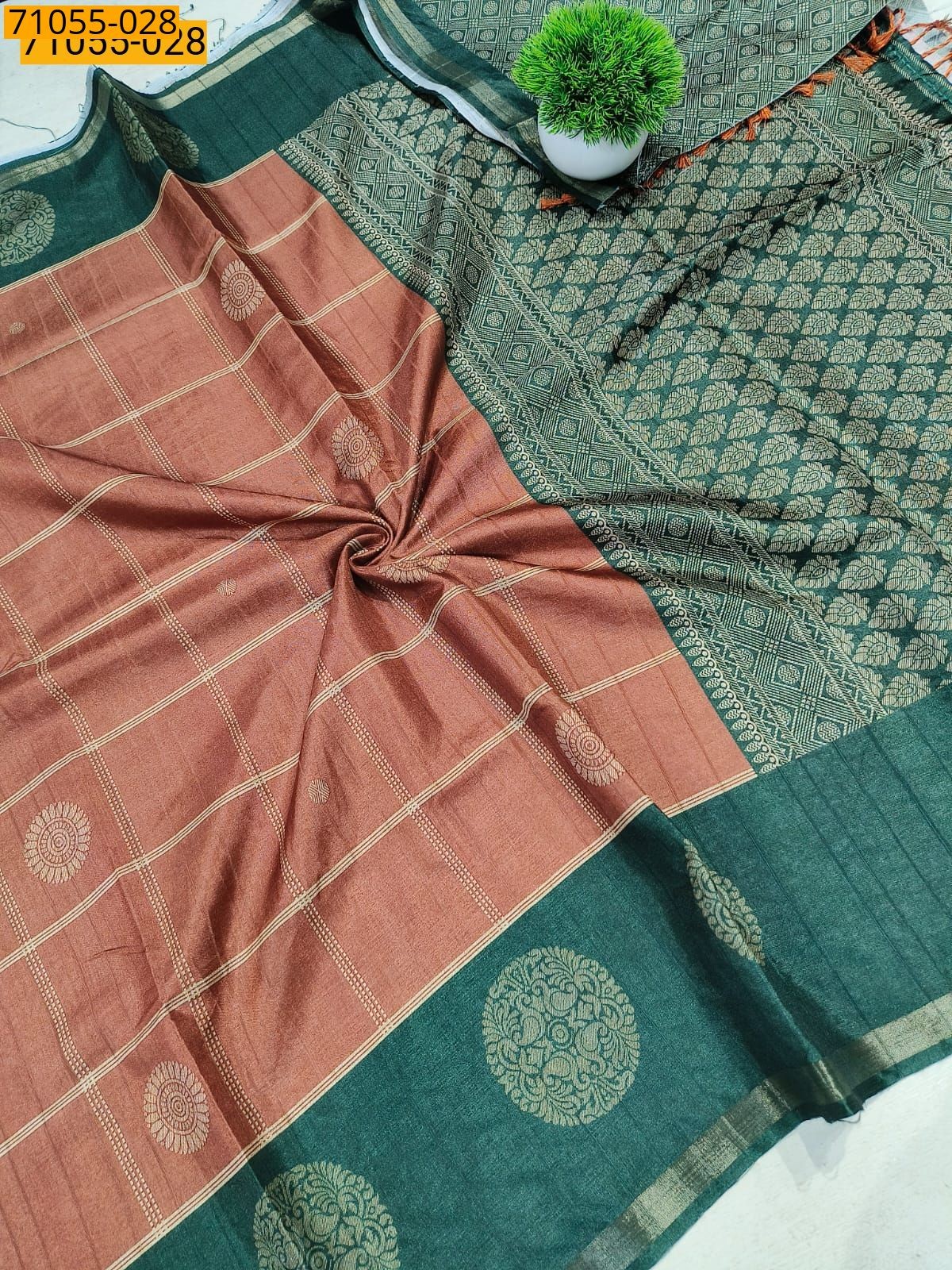 Fancy Printed Silk Saree