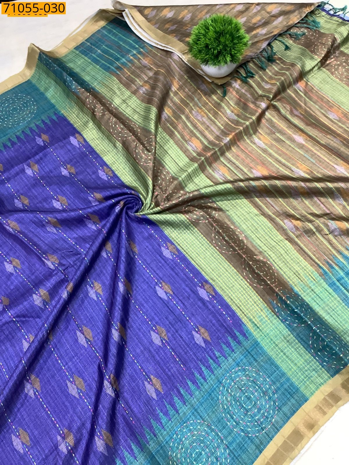 Fancy Printed Silk Saree