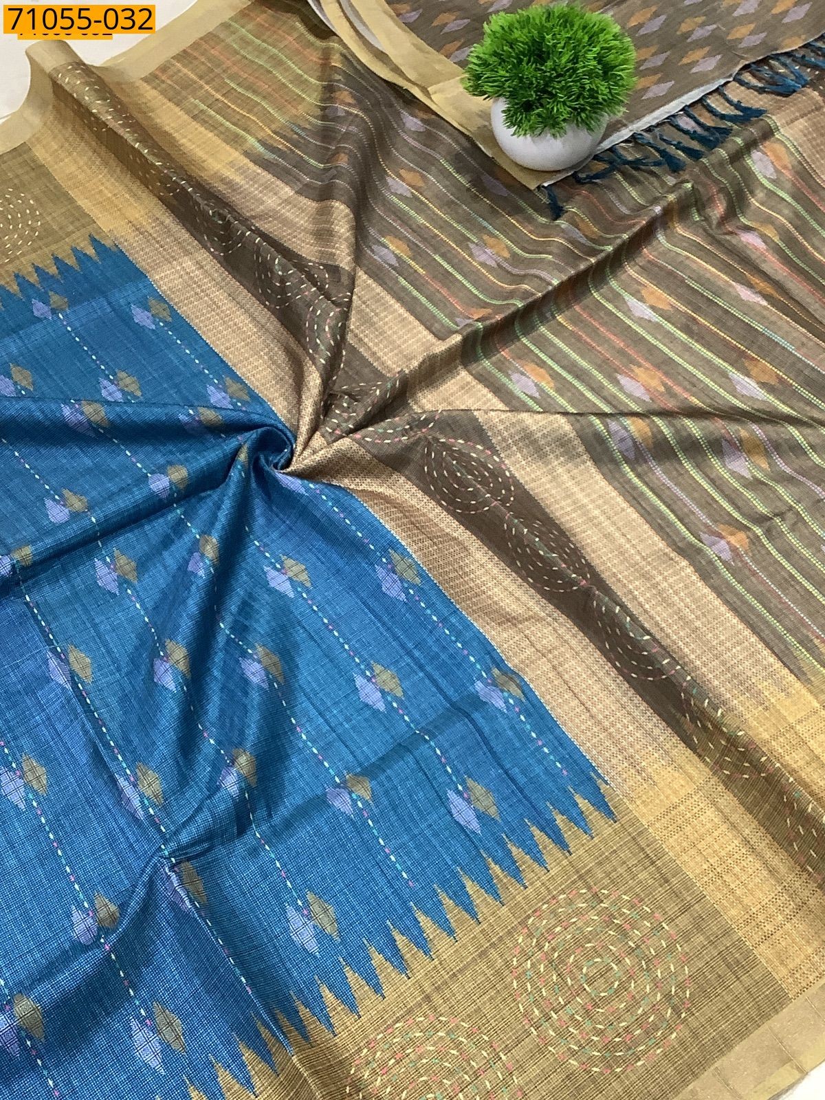 Fancy Printed Silk Saree