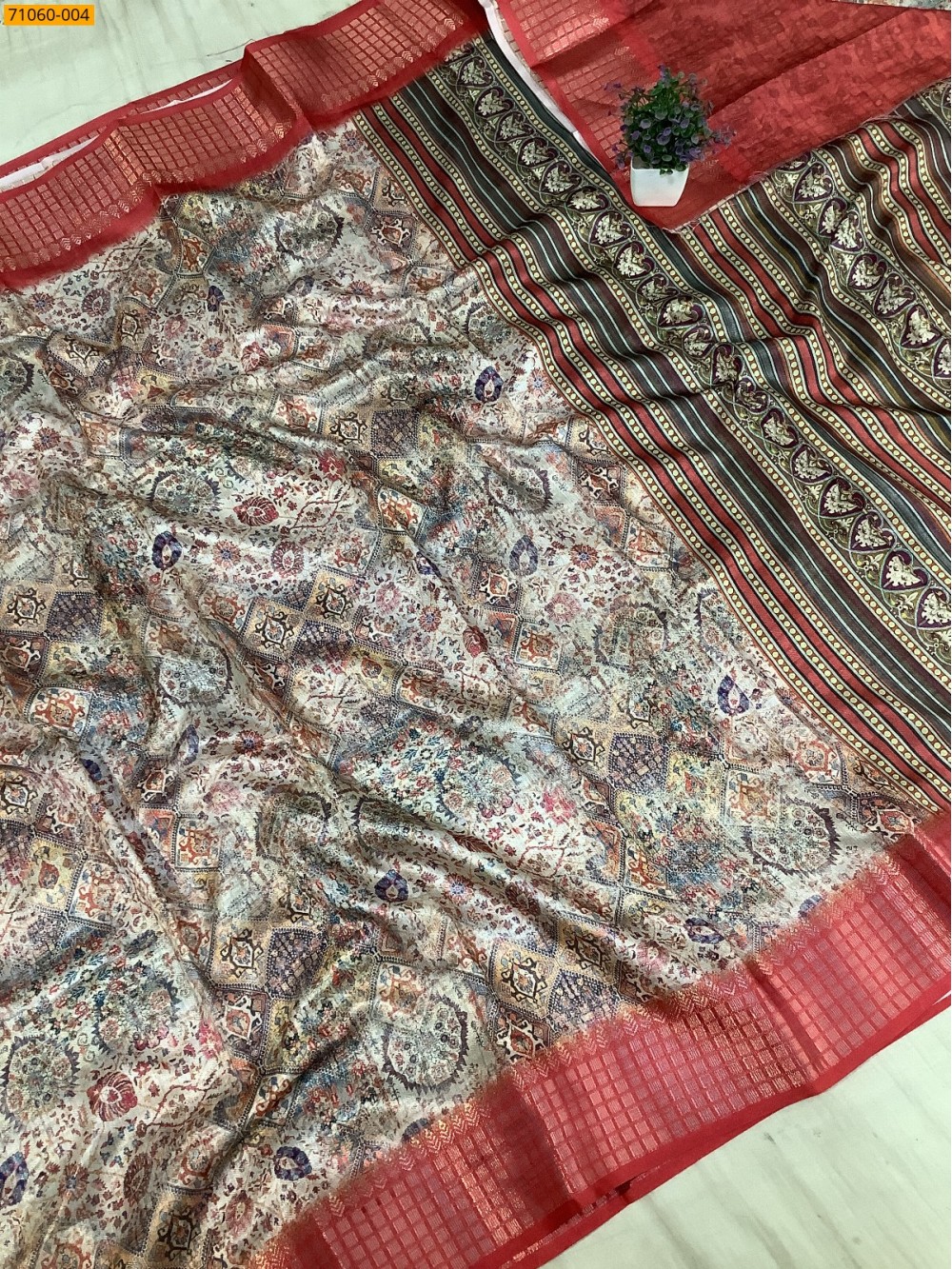 Multi Chanderi fancy silk sarees Multi Chanderi fancy silk sarees