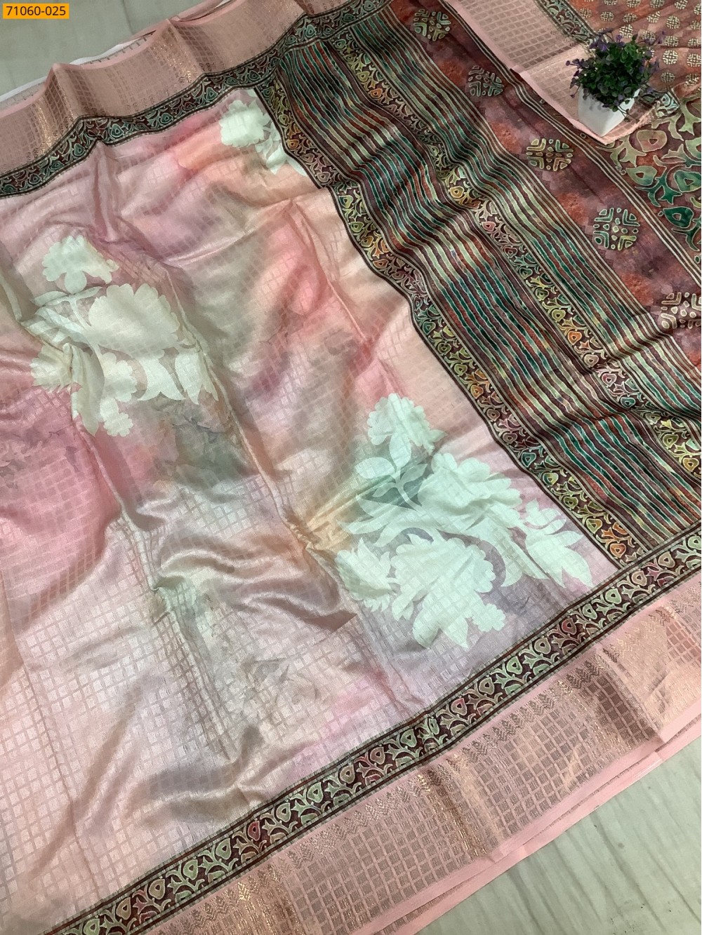 Light Pink Chanderi fancy silk sarees Light Pink Chanderi fancy silk sarees