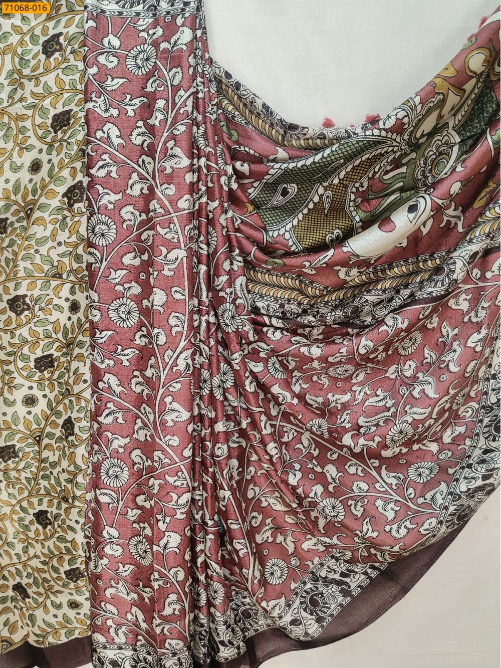 Maroon Fancy bhagalpur silk printed sarees Maroon Fancy bhagalpur silk printed sarees