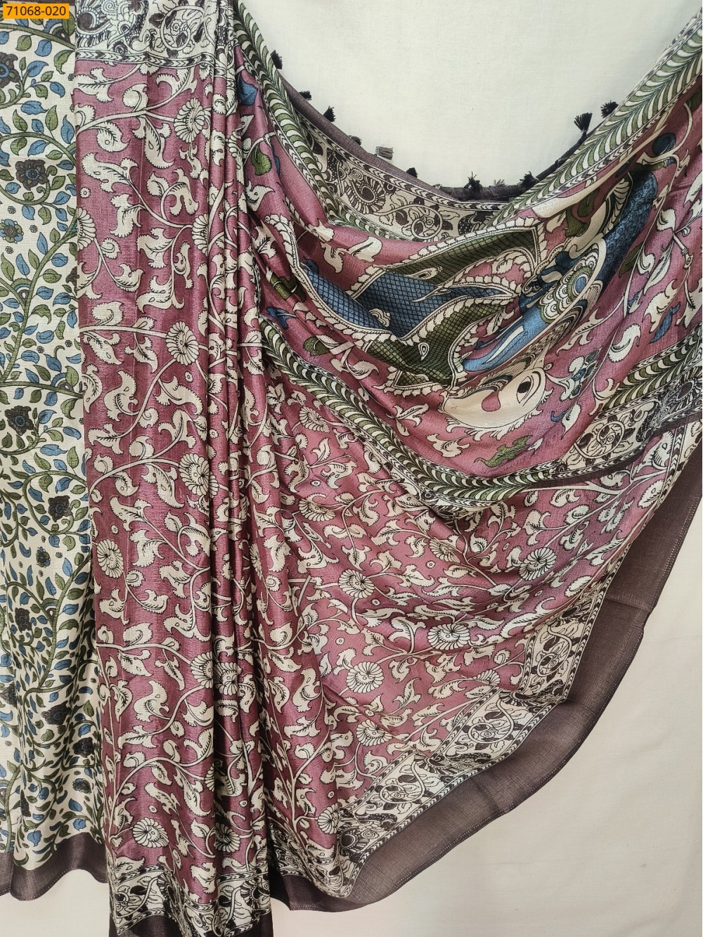 Red Fancy bhagalpur silk printed sarees Red Fancy bhagalpur silk printed sarees