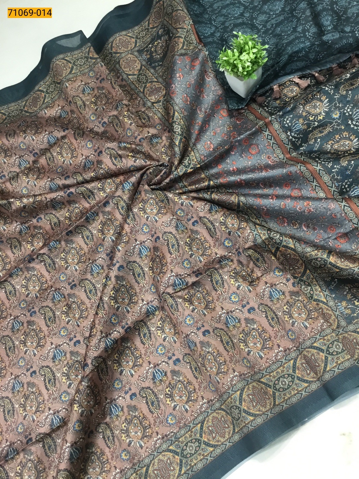 Peach Fancy rasleela silk sarees