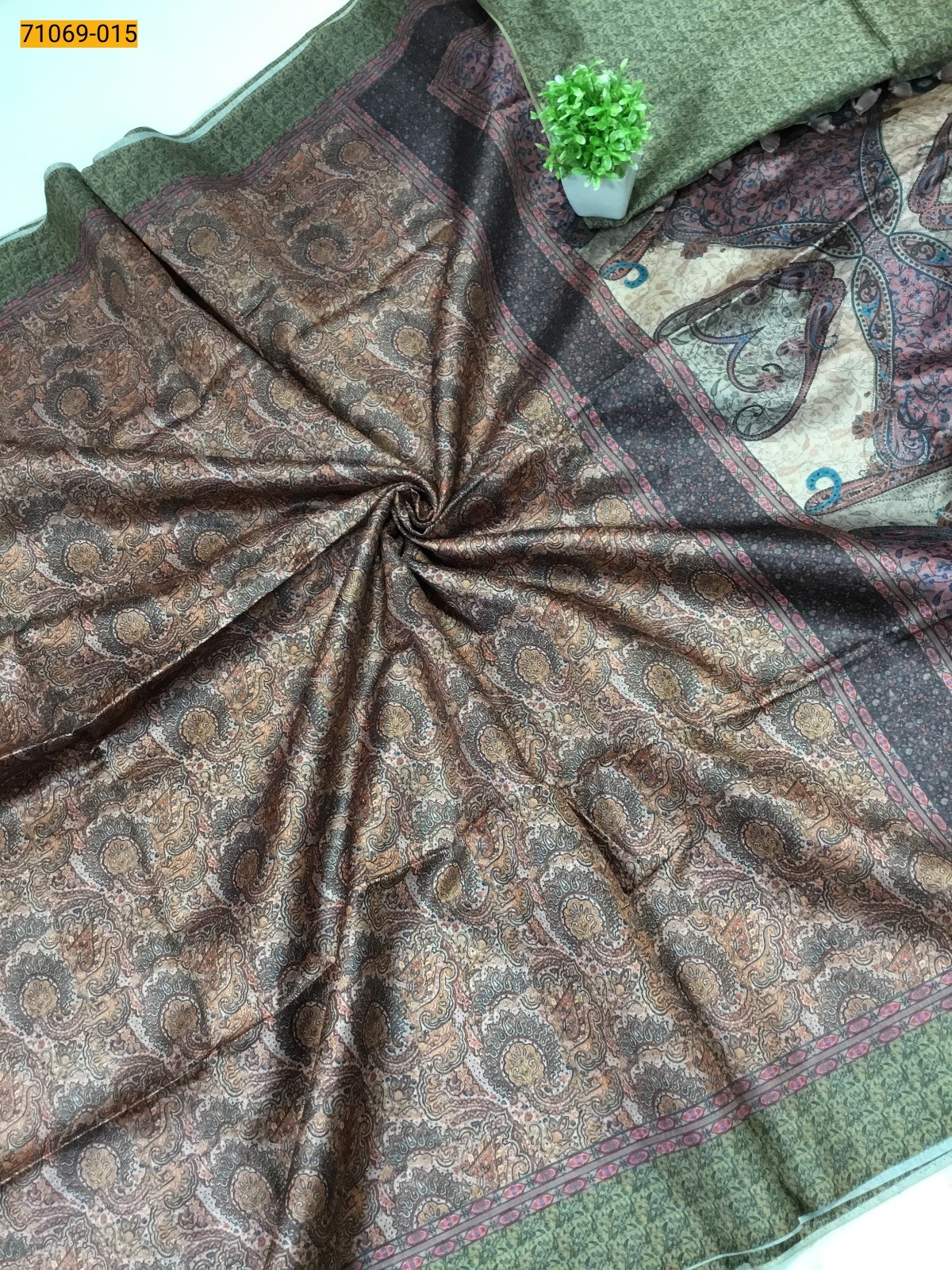 Brown Fancy rasleela silk sarees