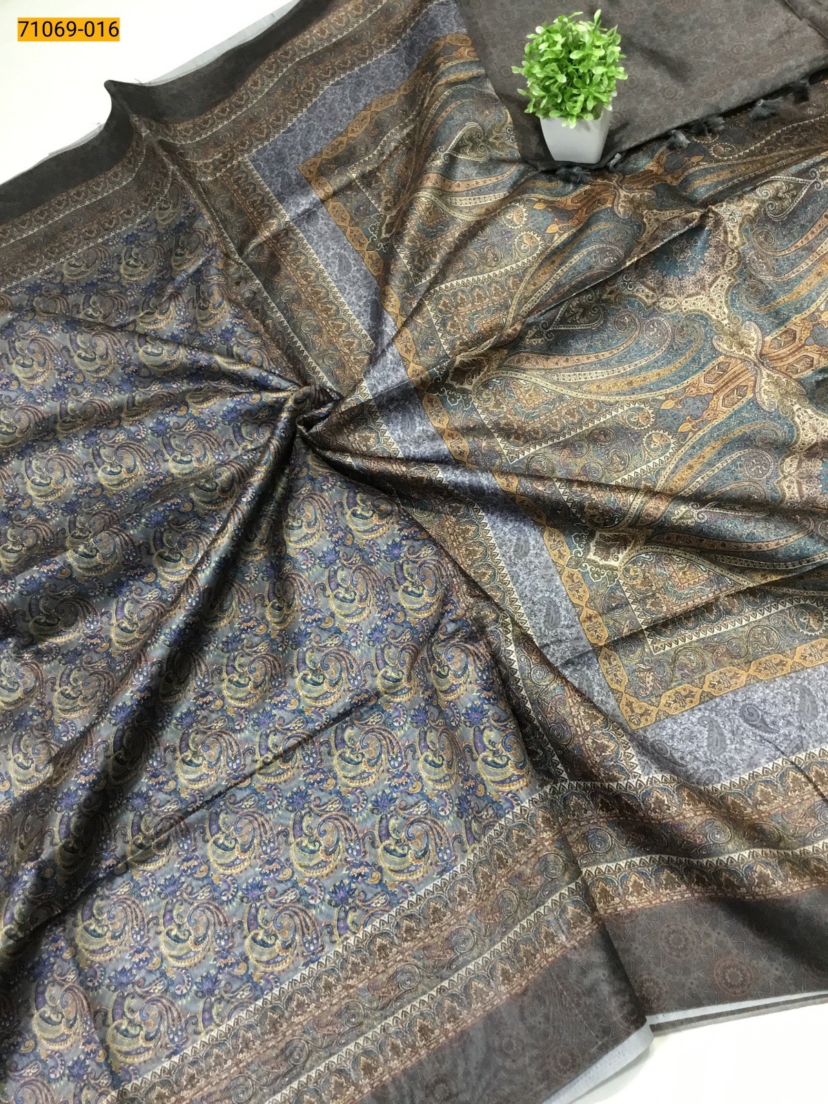 Gray Fancy rasleela silk sarees