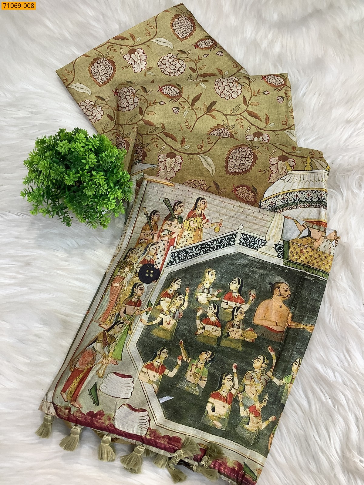 Light Green Fancy rasleela silk sarees