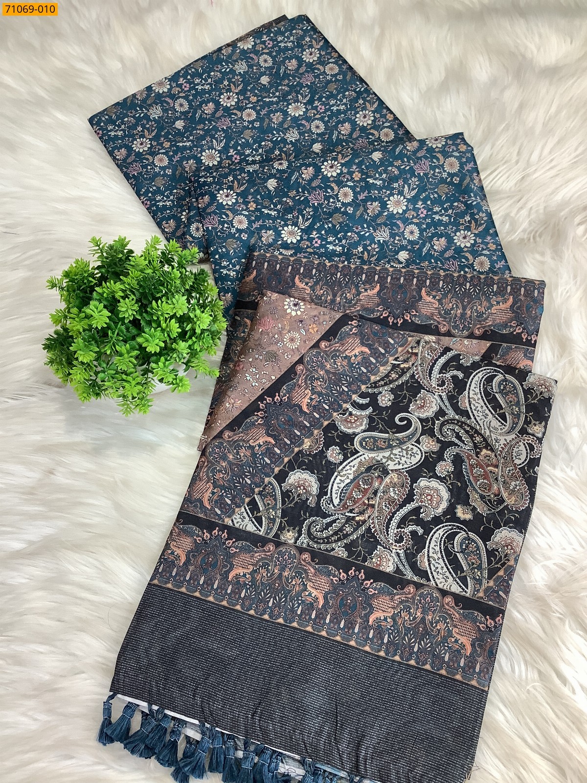 Blue Fancy rasleela silk sarees