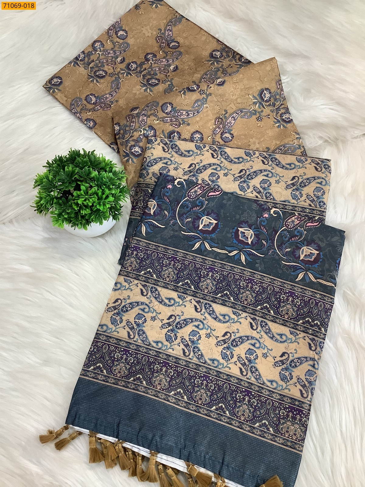 Sandal Fancy rasleela silk sarees