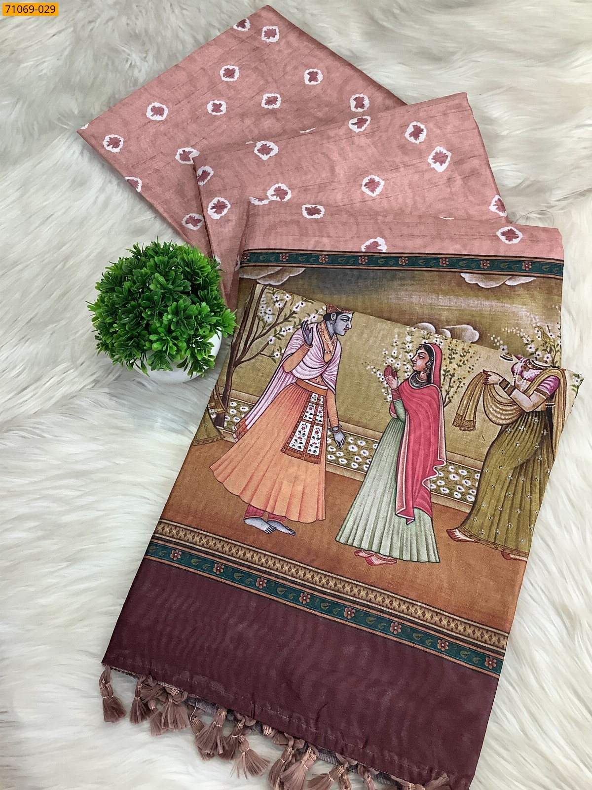 Light Pink  Fancy rasleela silk sarees