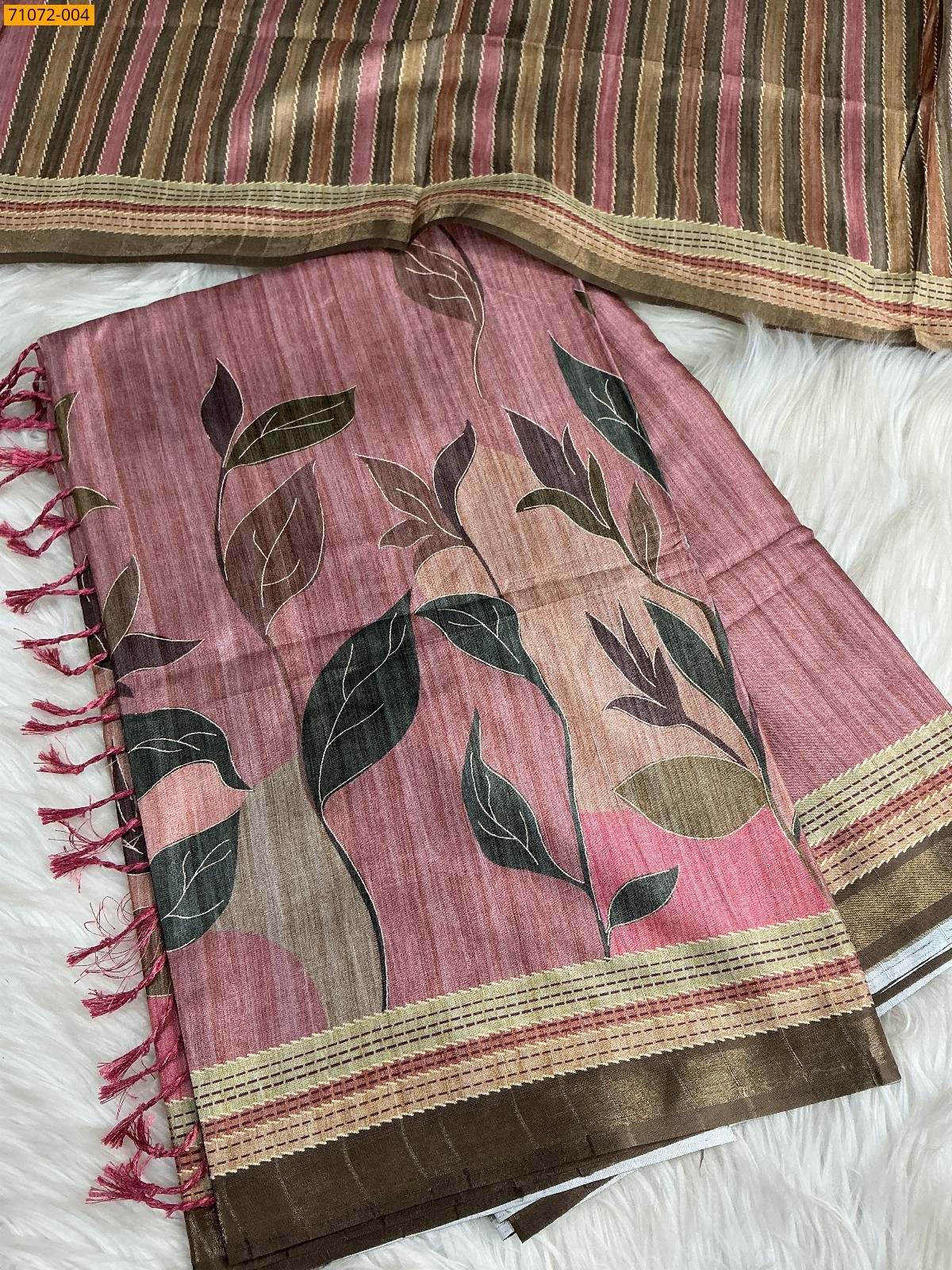 Pink Fancy soft mulmul silk sarees