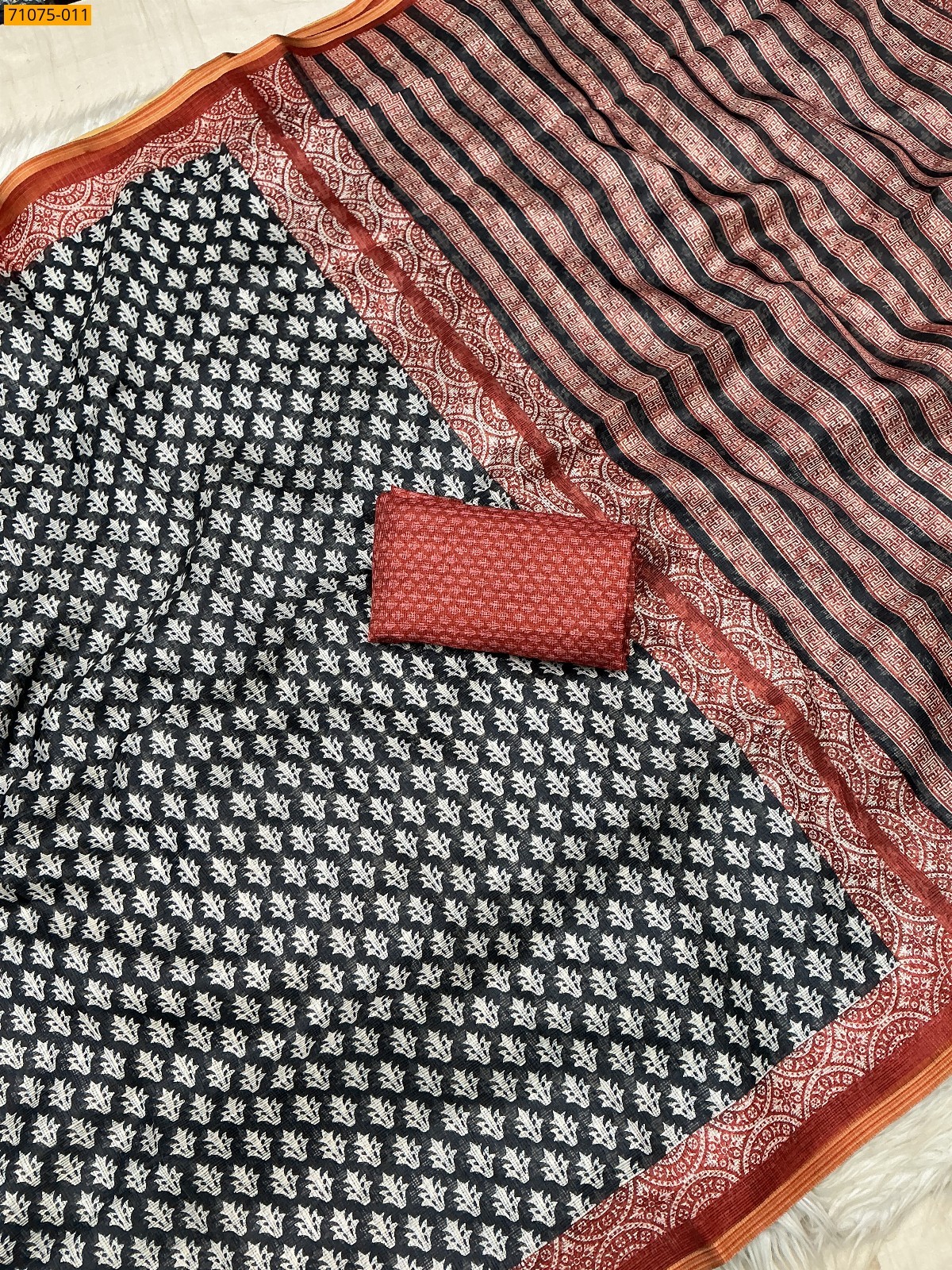 Black Fancy kota silk sarees
