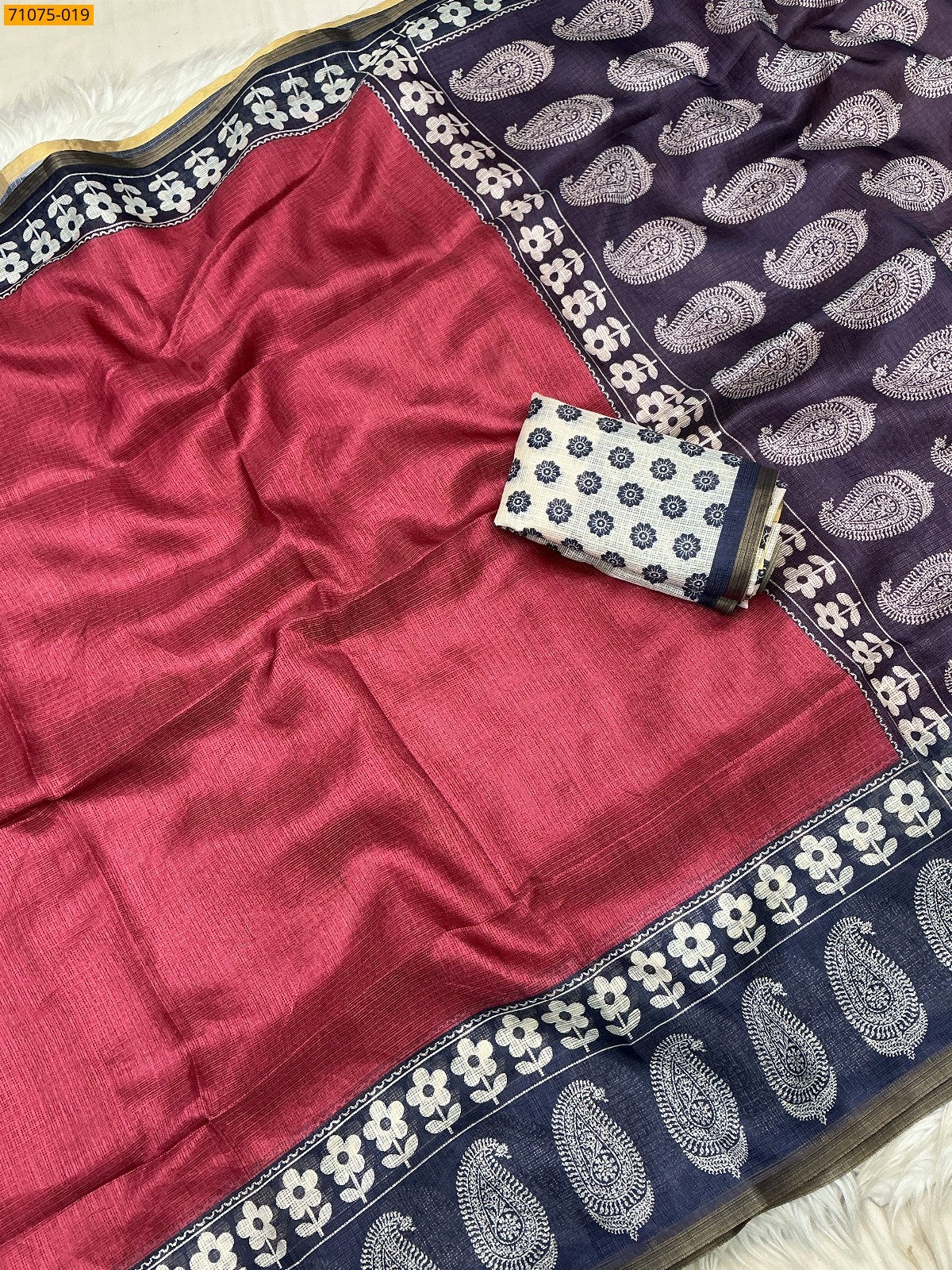 Red Fancy kota silk sarees