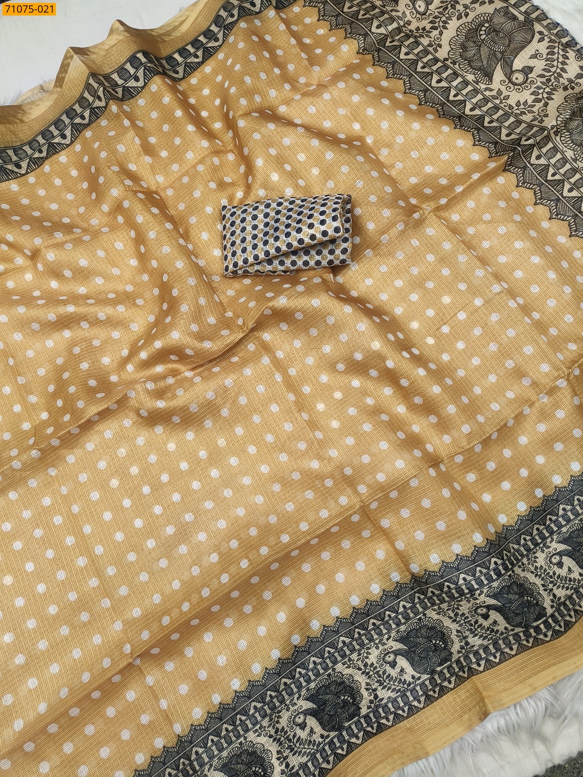 Yellow Fancy kota silk sarees