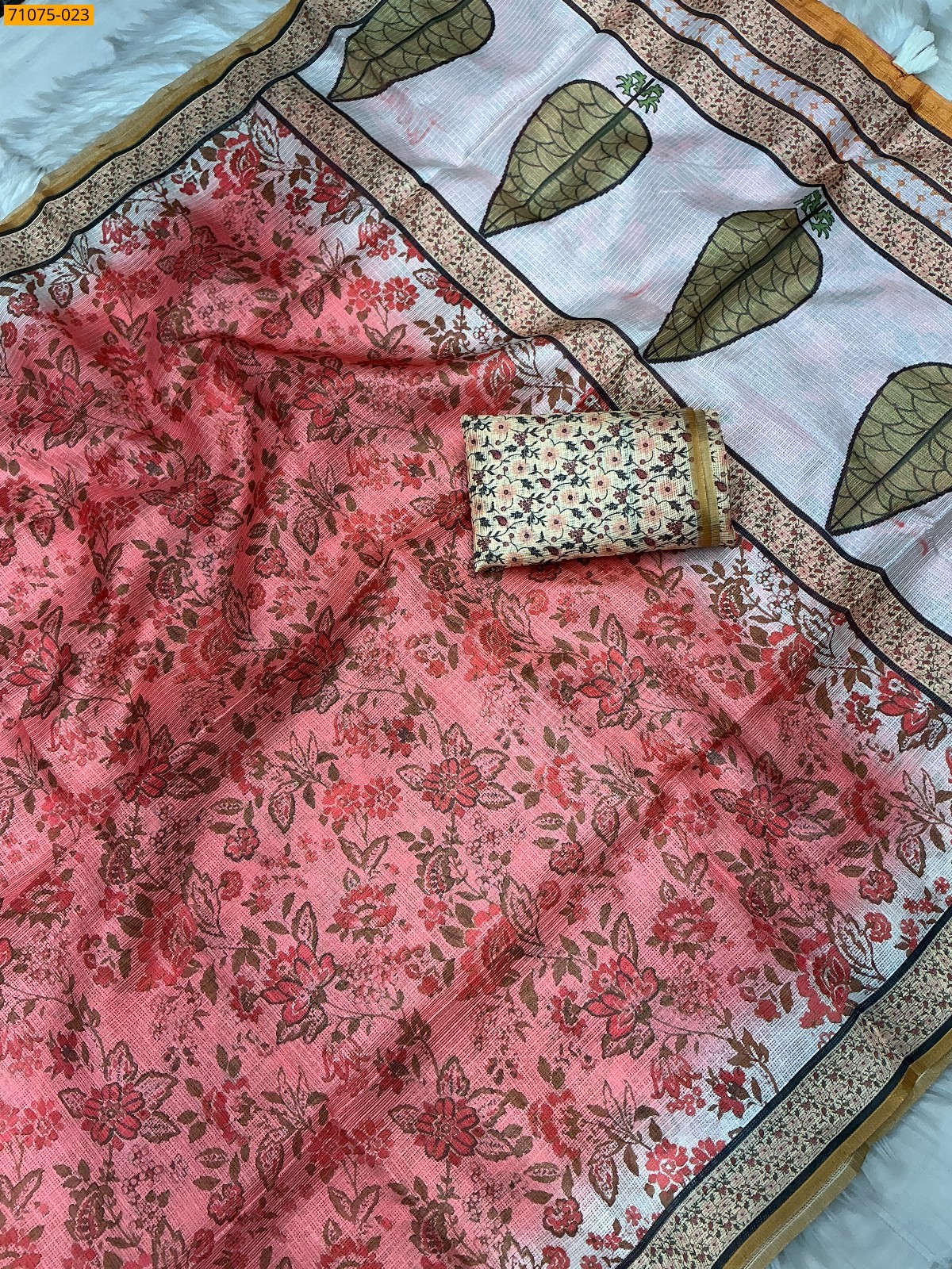 Multi Color Fancy kota silk sarees