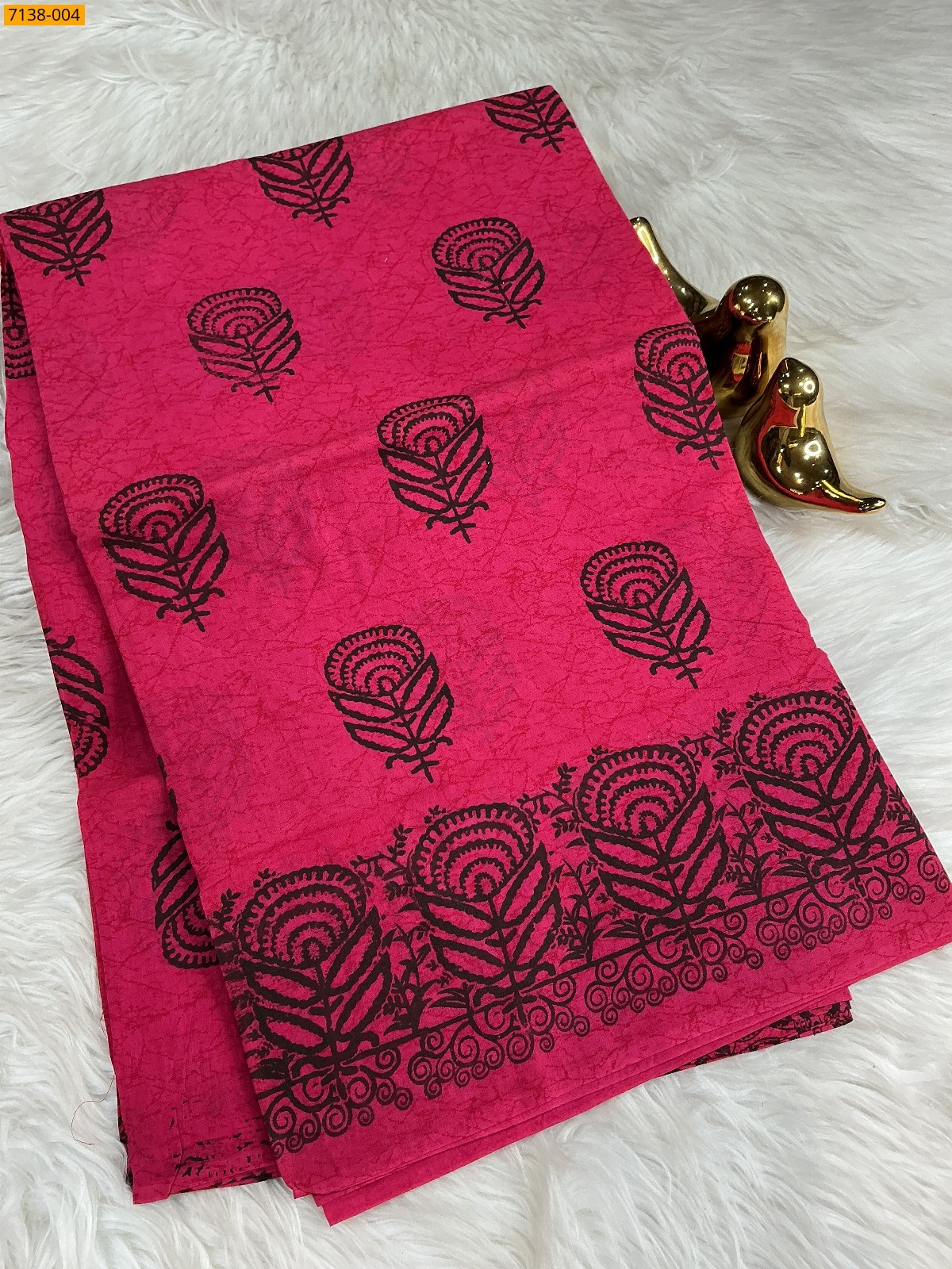 Cotton printed saree Cotton printed saree