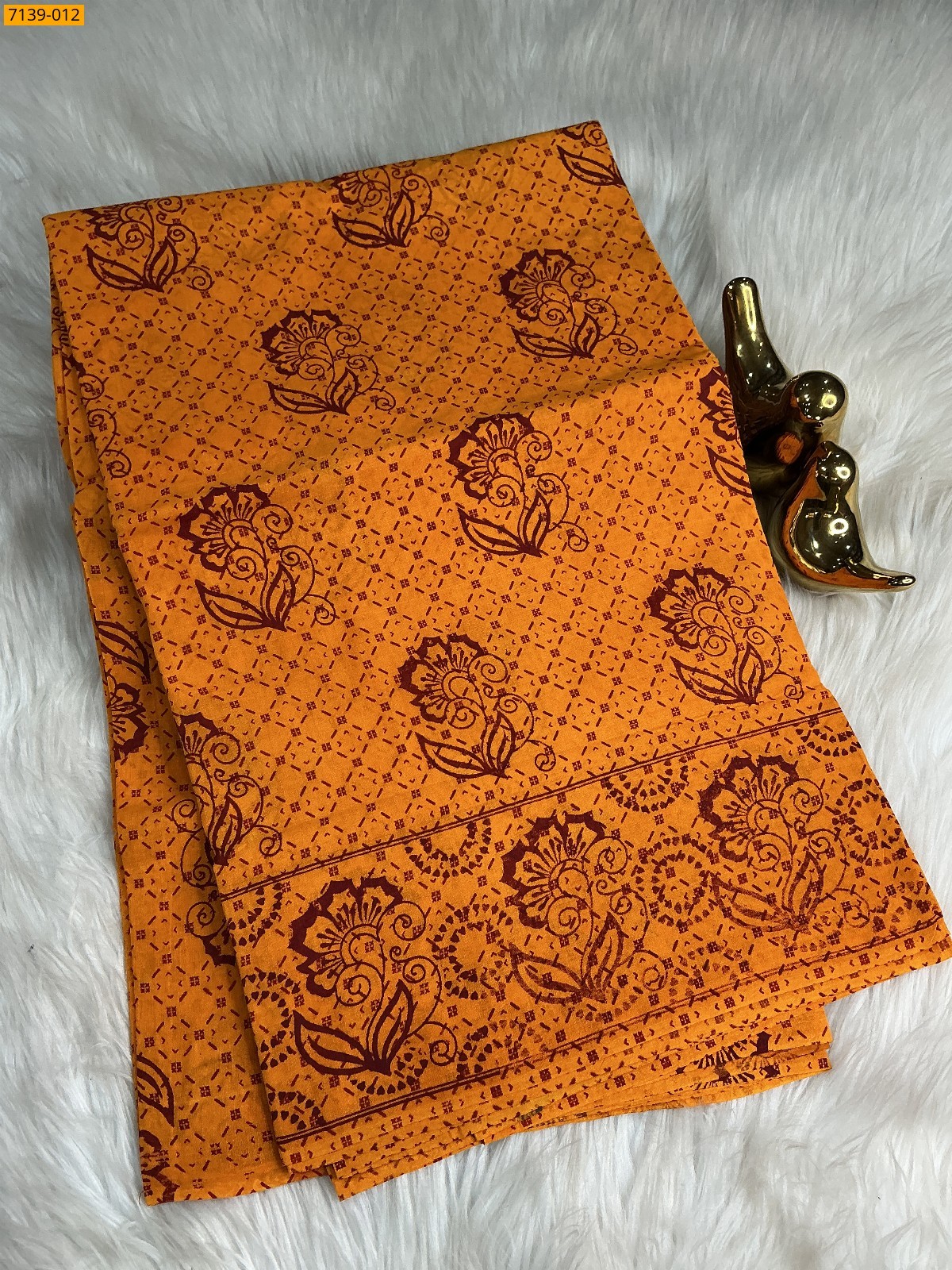 Cotton printed saree Cotton printed saree