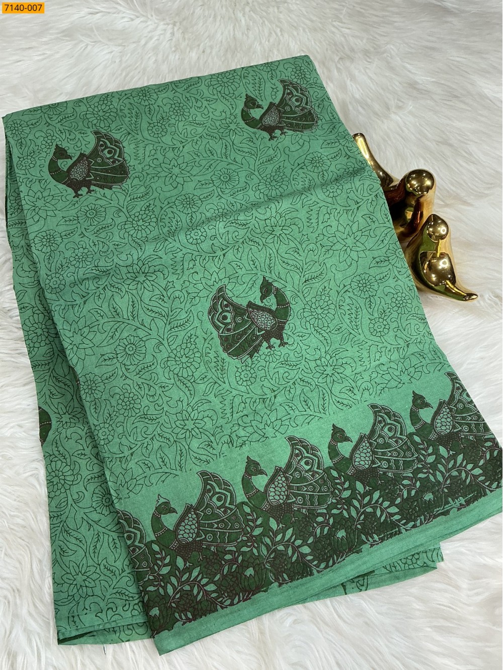 Kalamkari Printed Cotton Saree