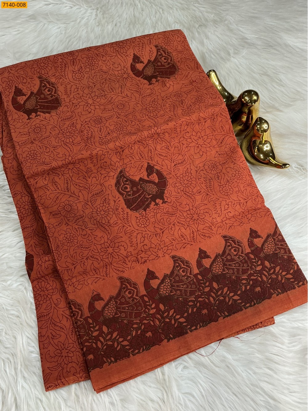 Kalamkari Printed Cotton Saree