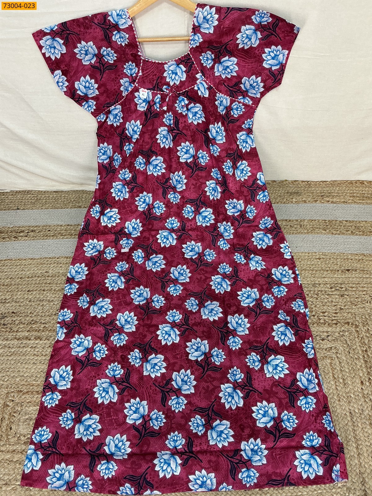 Multi color Cotton Printed Galaxy Nighty