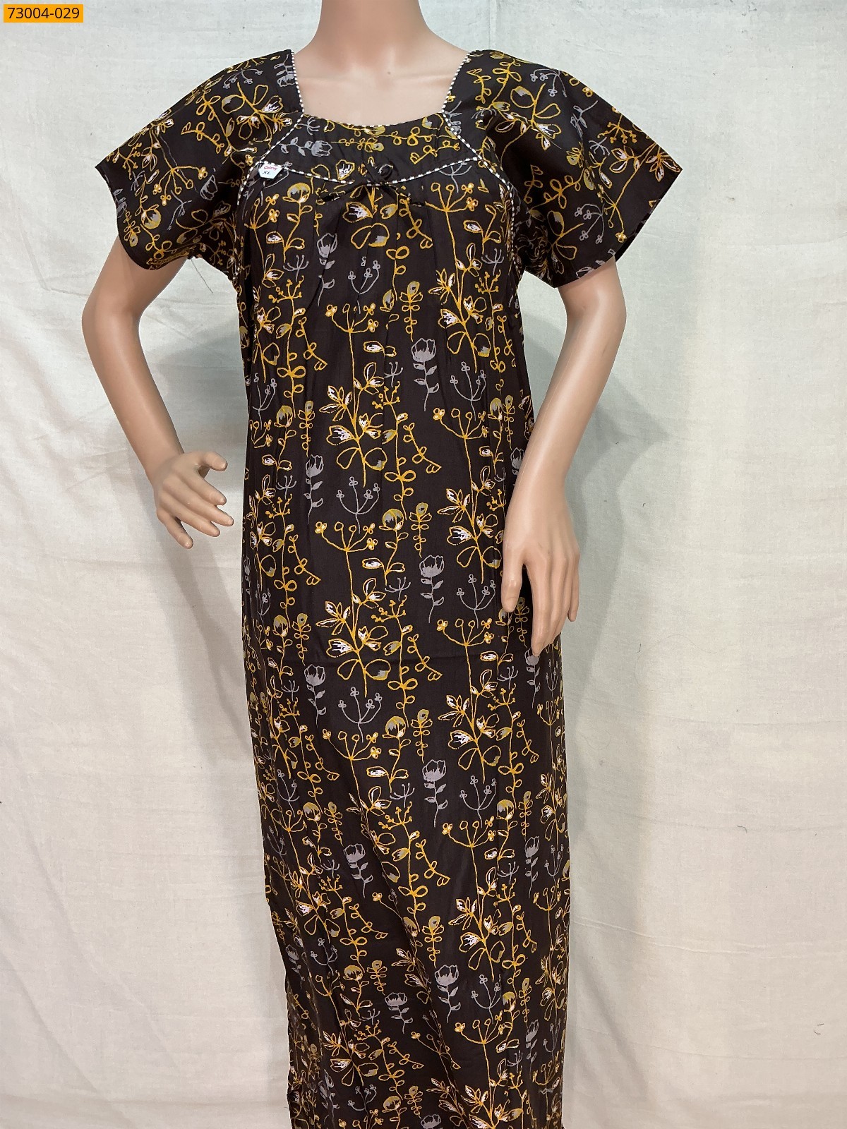 Cotton Printed Galaxy Nighty