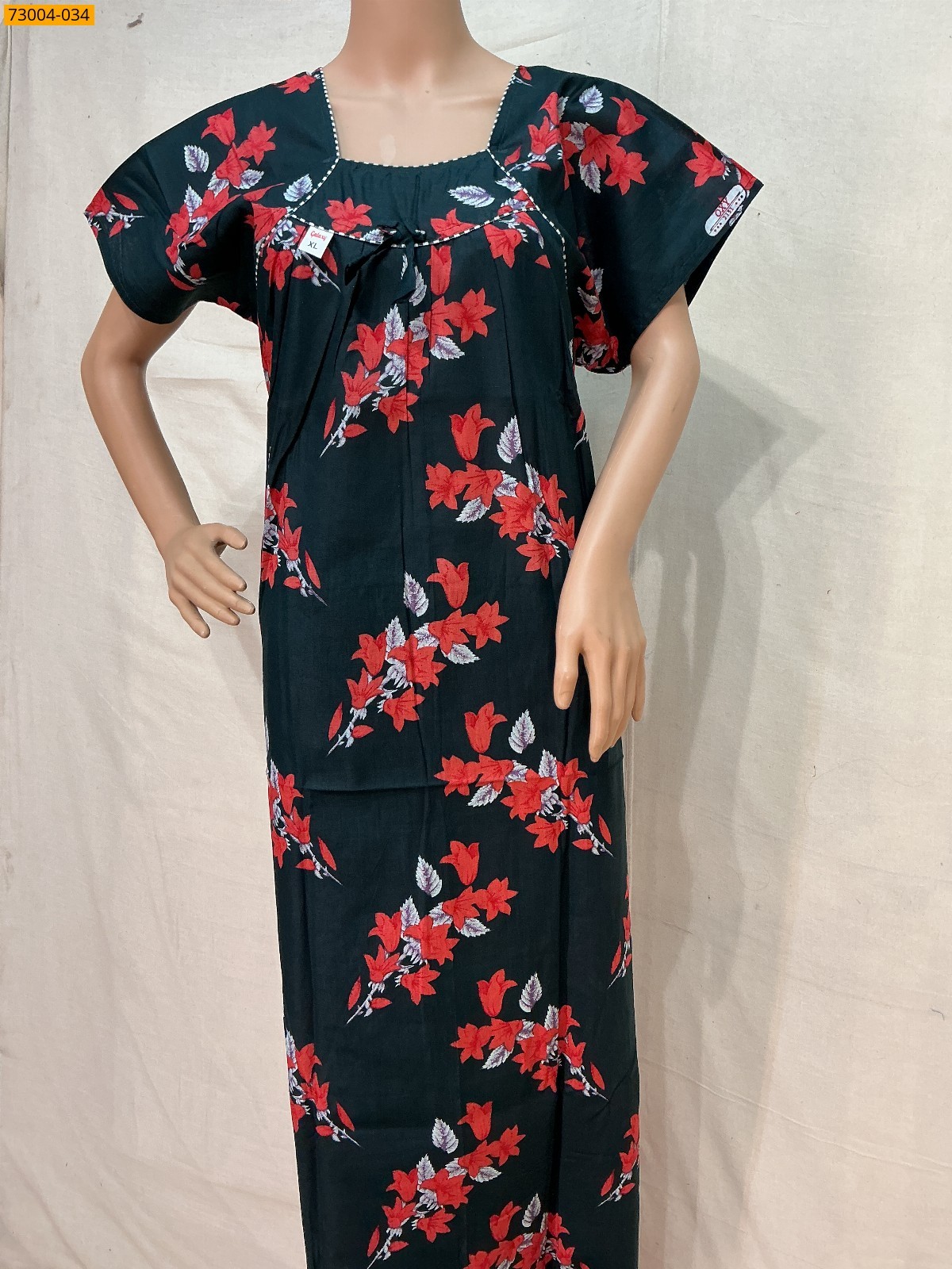 Cotton Printed Galaxy Nighty