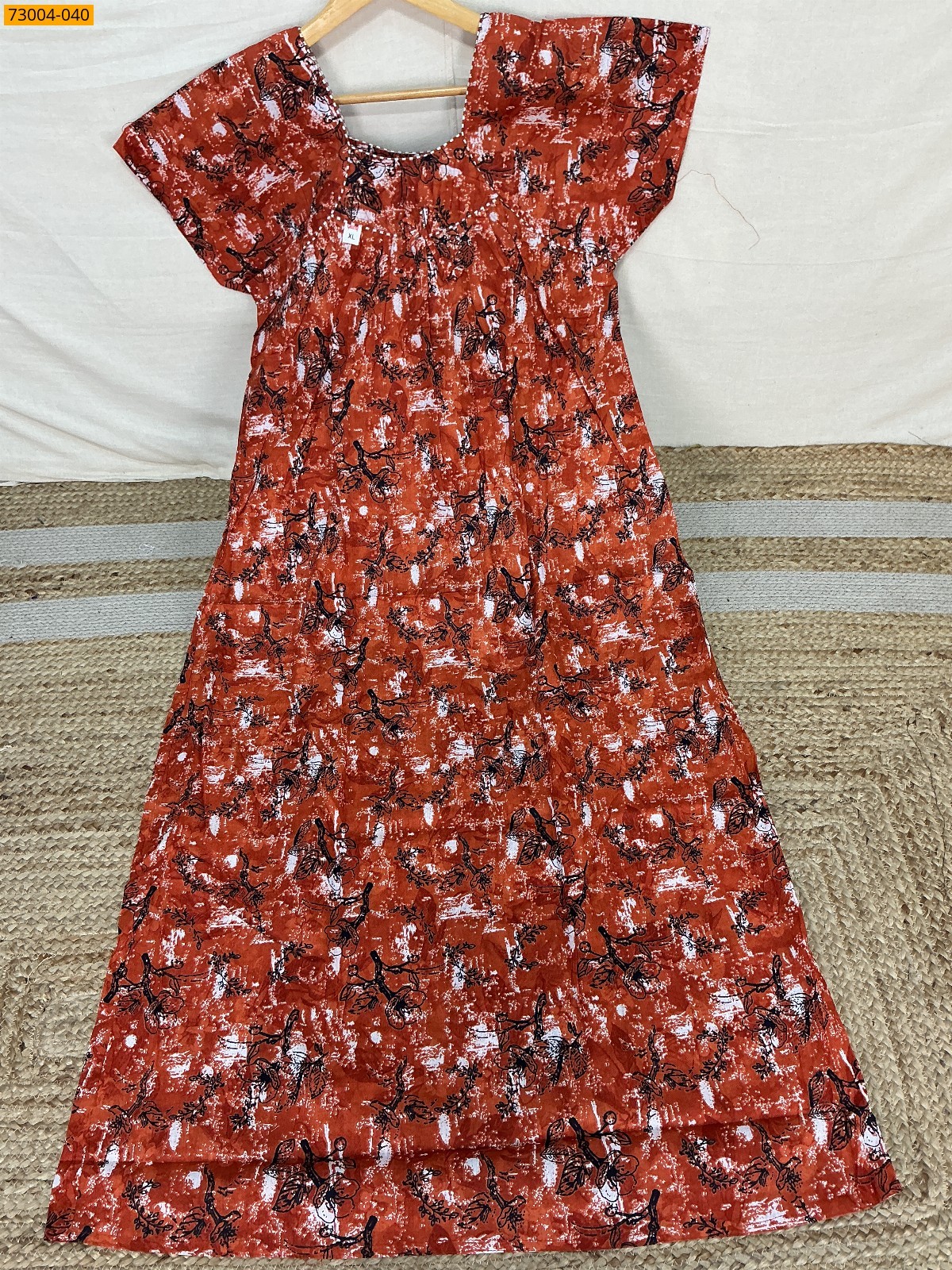 Cotton Printed Galaxy Nighty