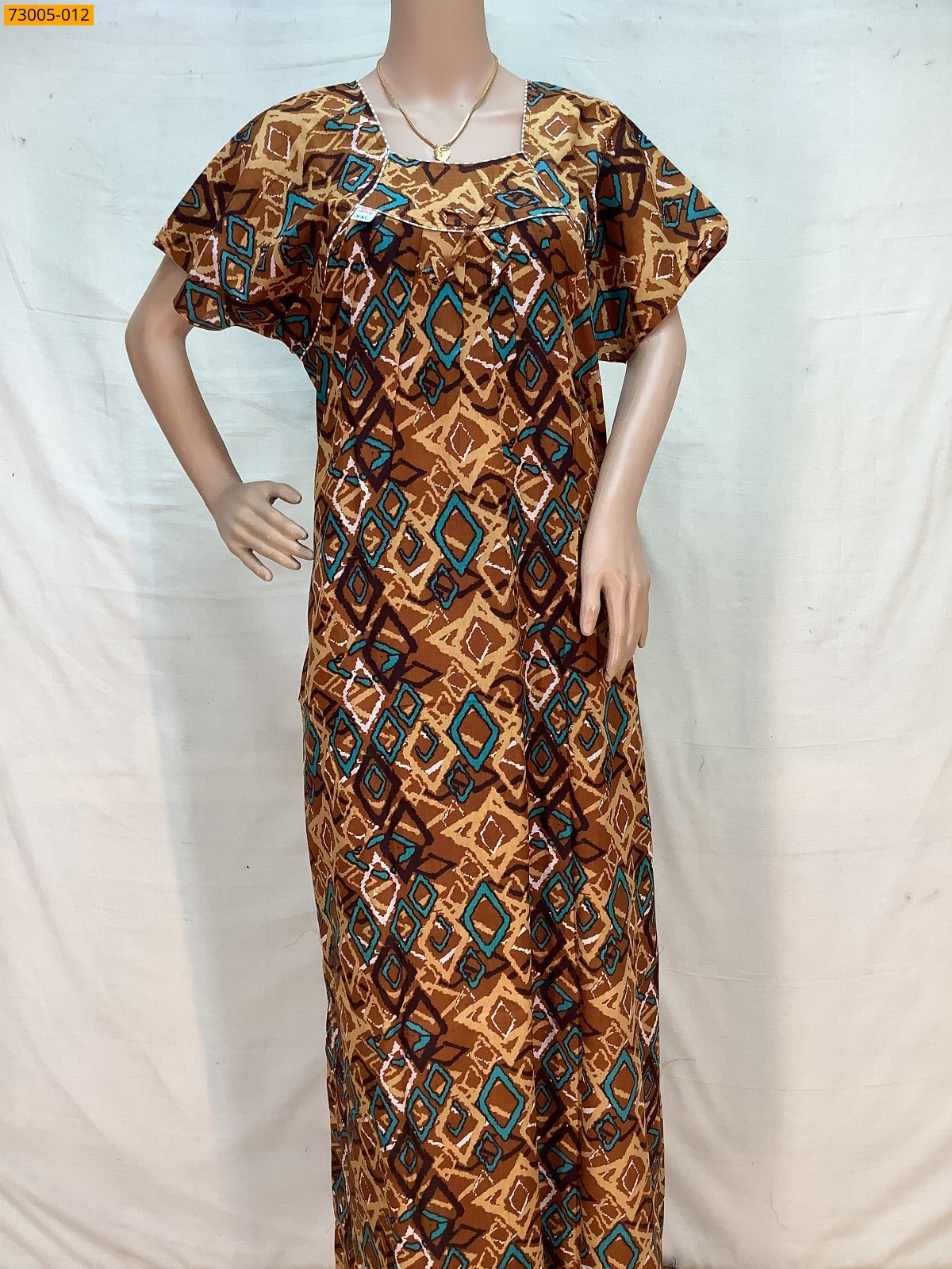 Multi Color Cotton Printed Galaxy Nighty