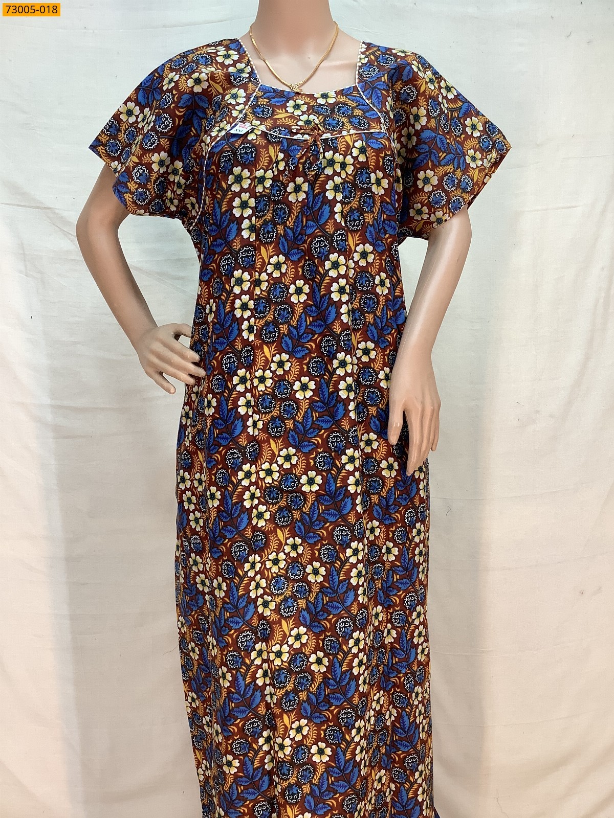 Cotton Printed Galaxy Nighty
