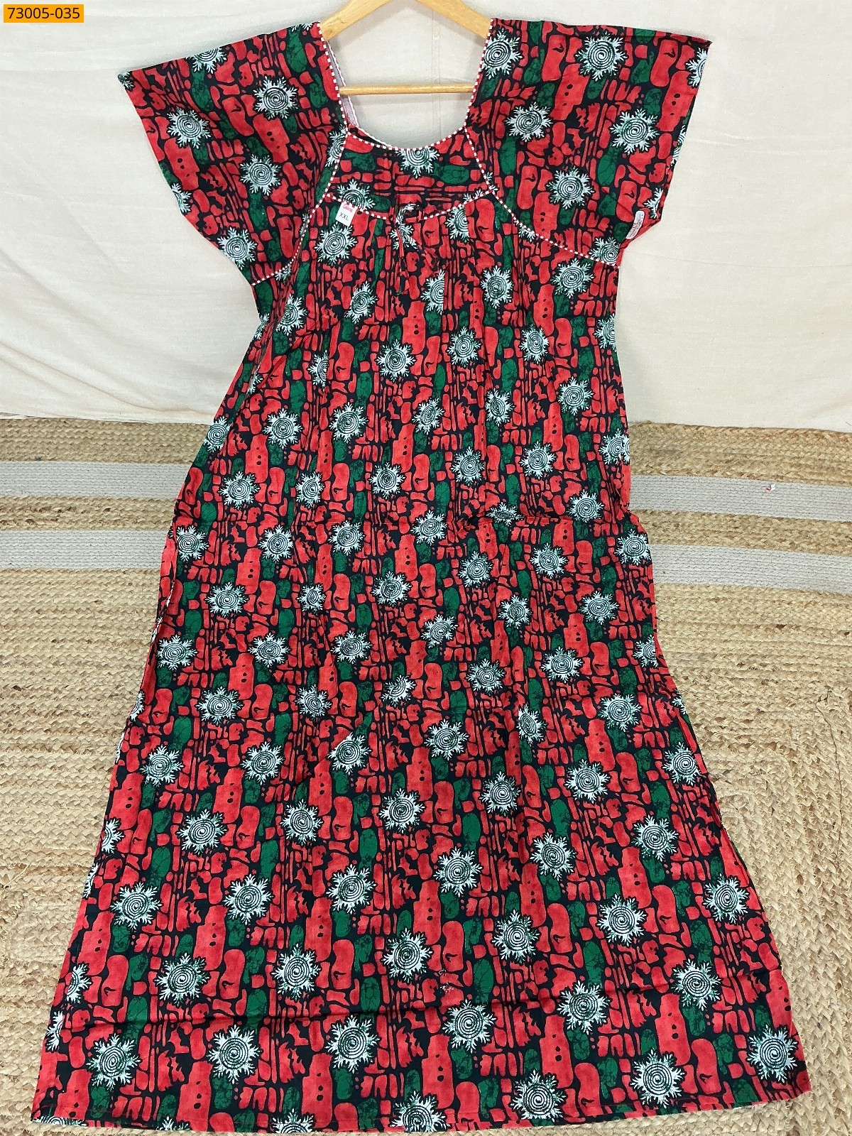 Cotton Printed Galaxy Nighty