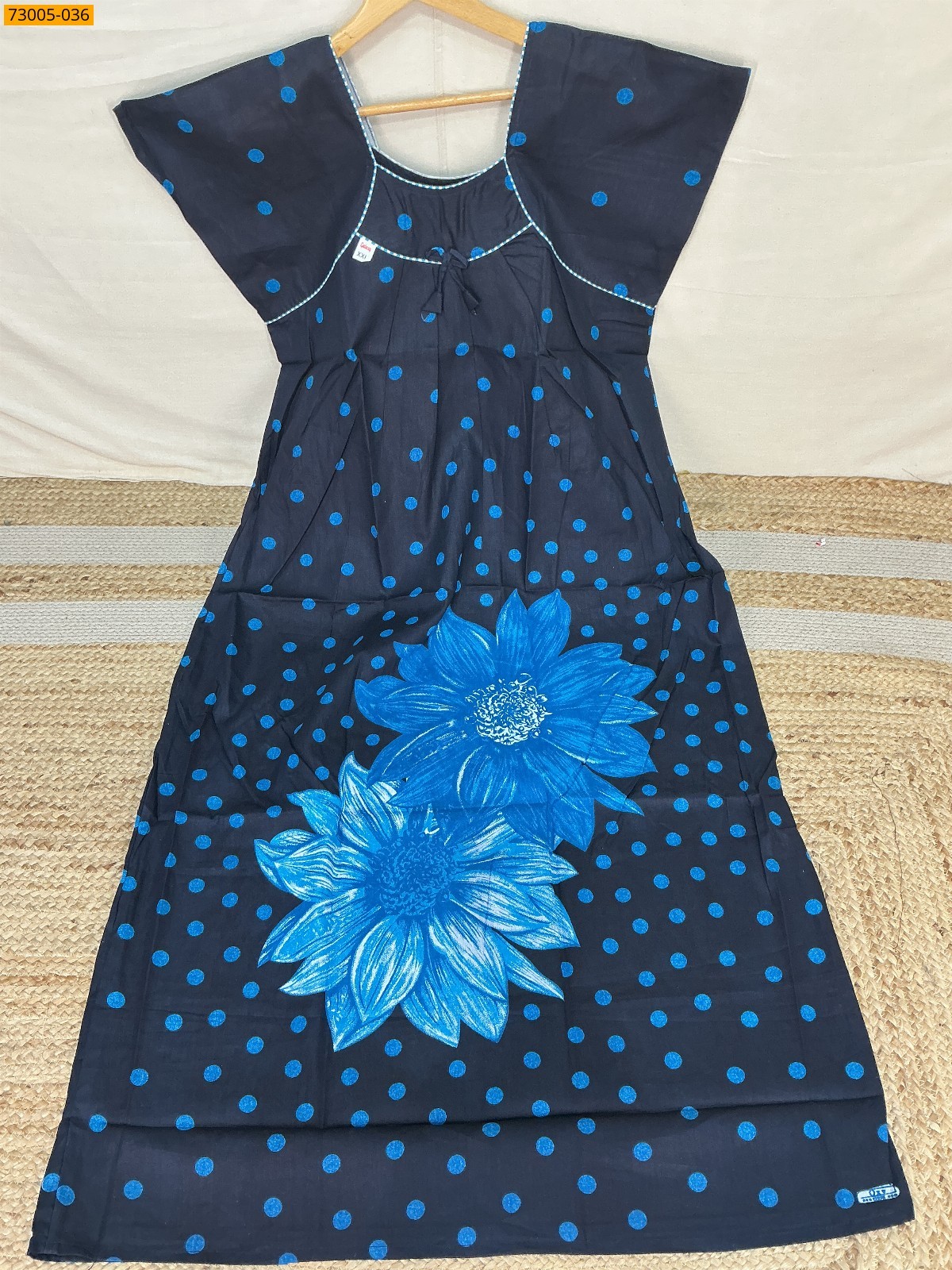 Cotton Printed Galaxy Nighty