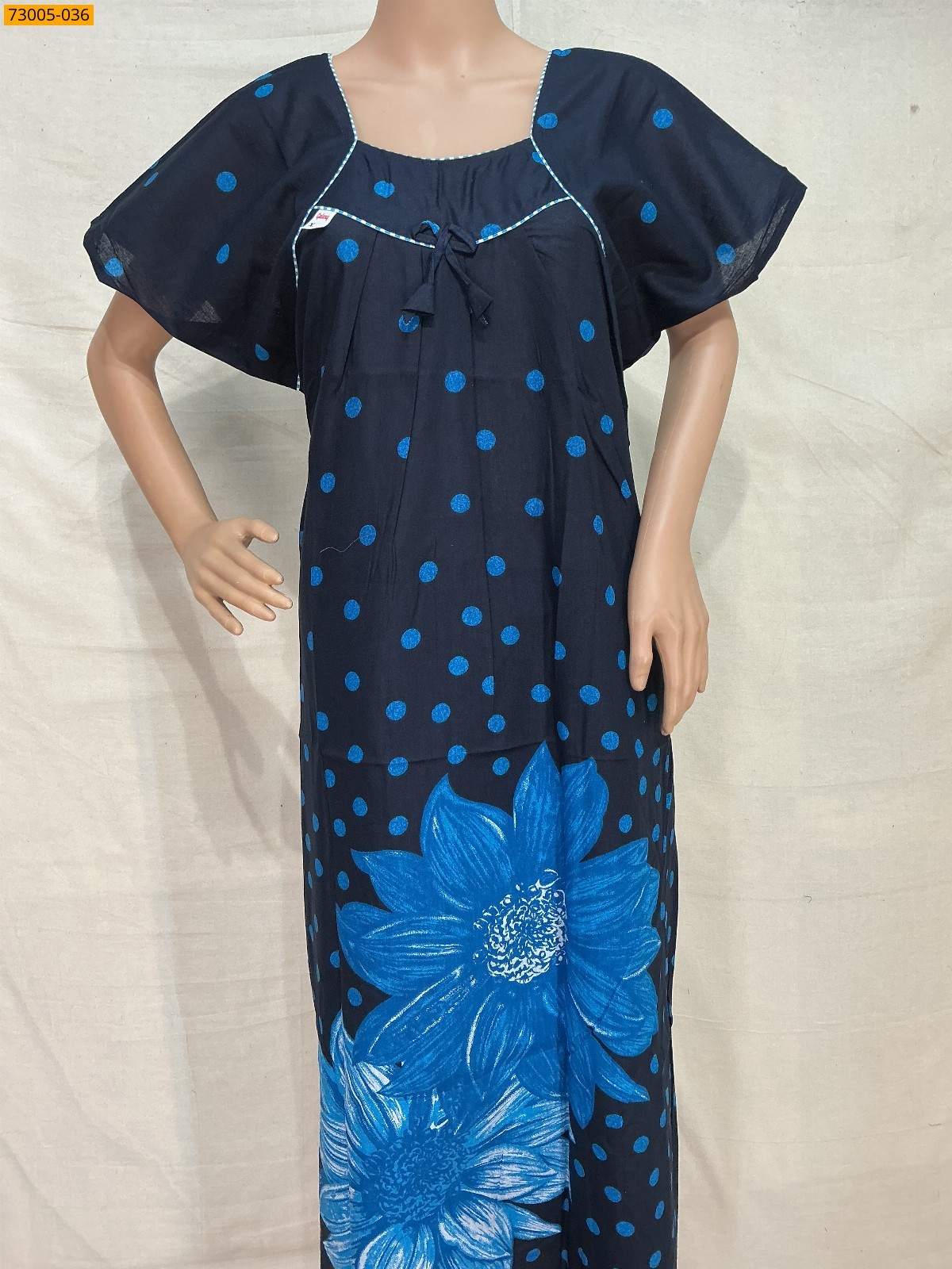 Cotton Printed Galaxy Nighty