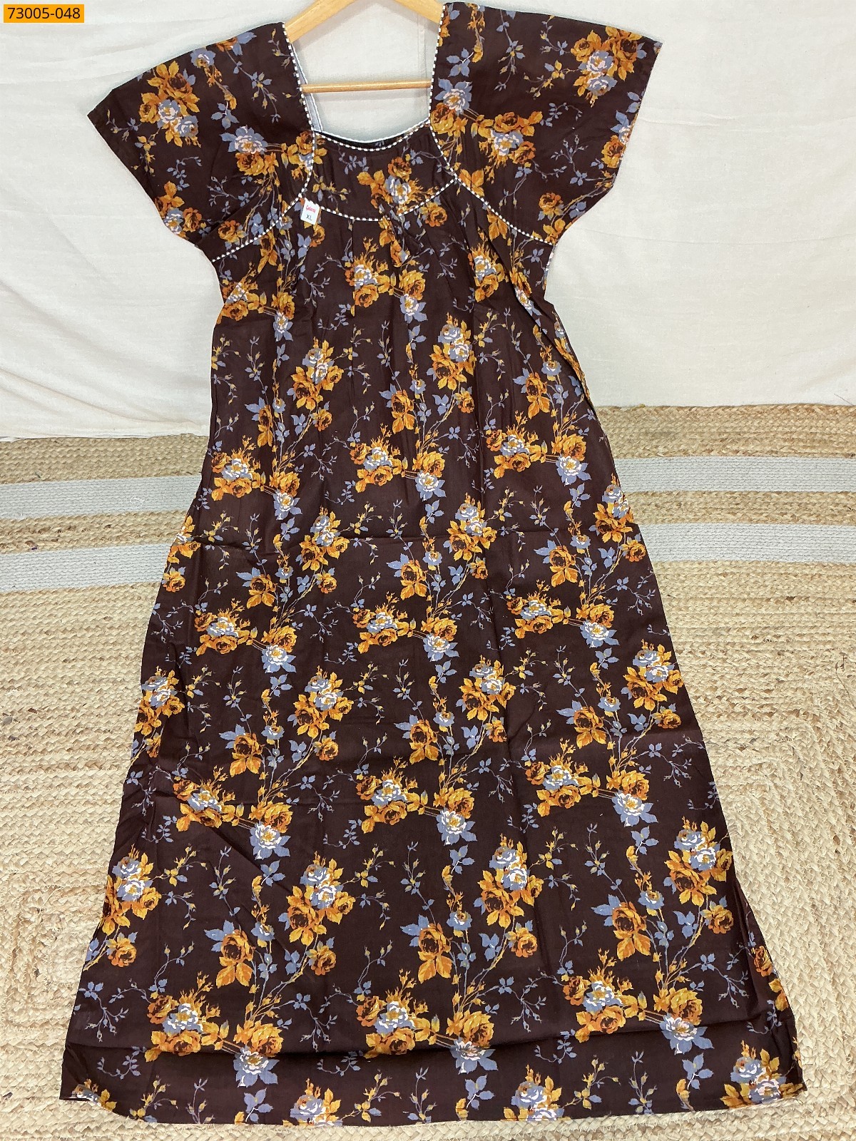 Cotton Printed Galaxy Nighty