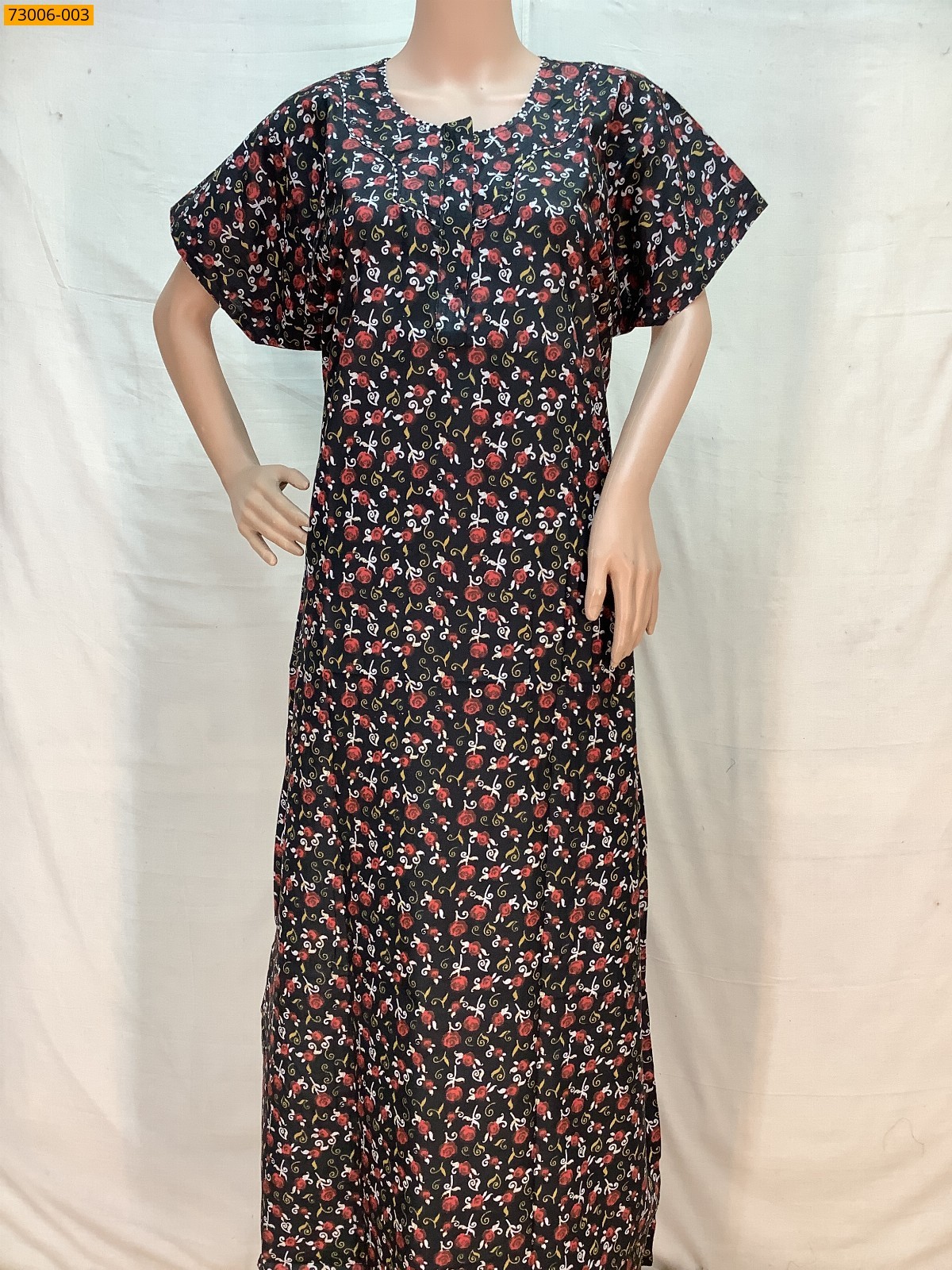 Cotton Printed Galaxy Nighty