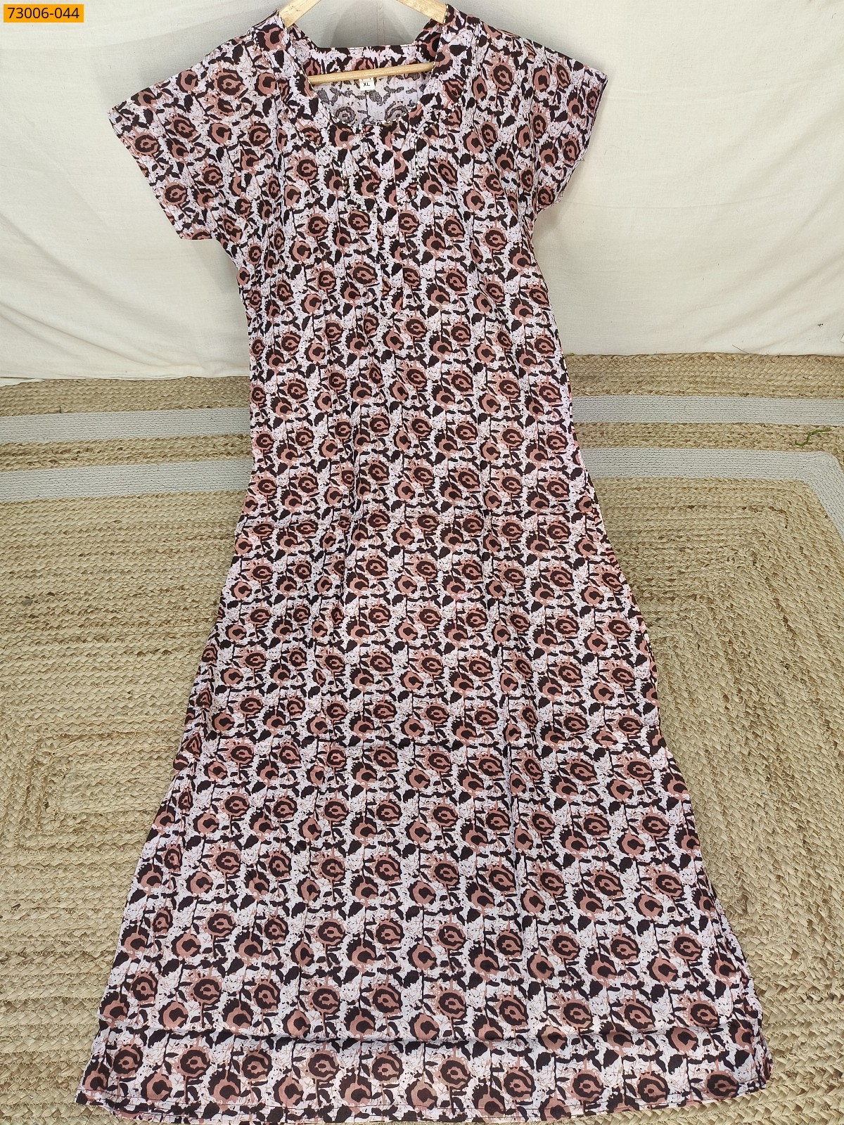 Multi color Cotton Printed Galaxy Nighty