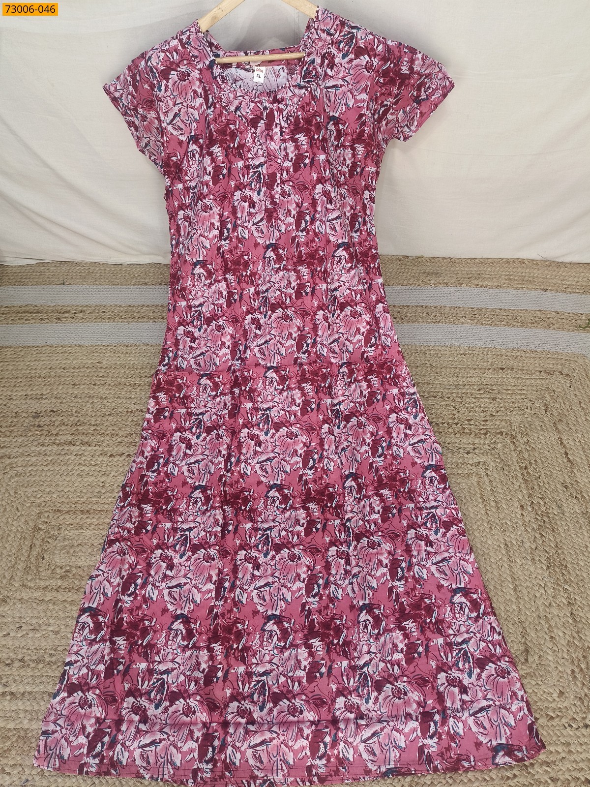 Multi color Cotton Printed Galaxy Nighty