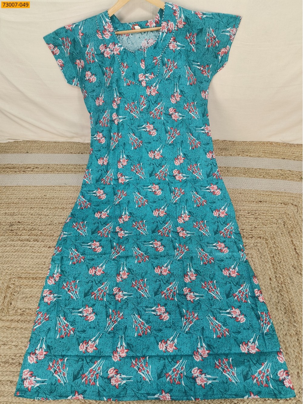 Cotton Printed Galaxy Nighty