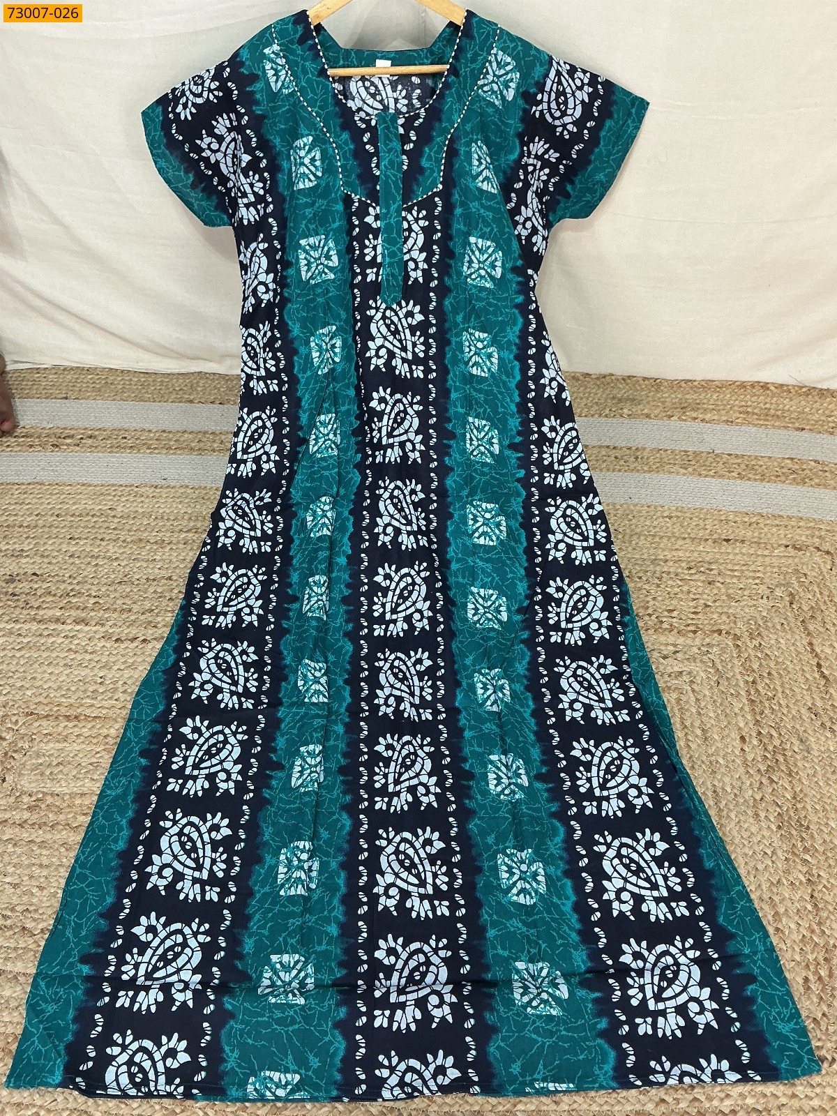 Multi color Cotton Printed Galaxy Nighty