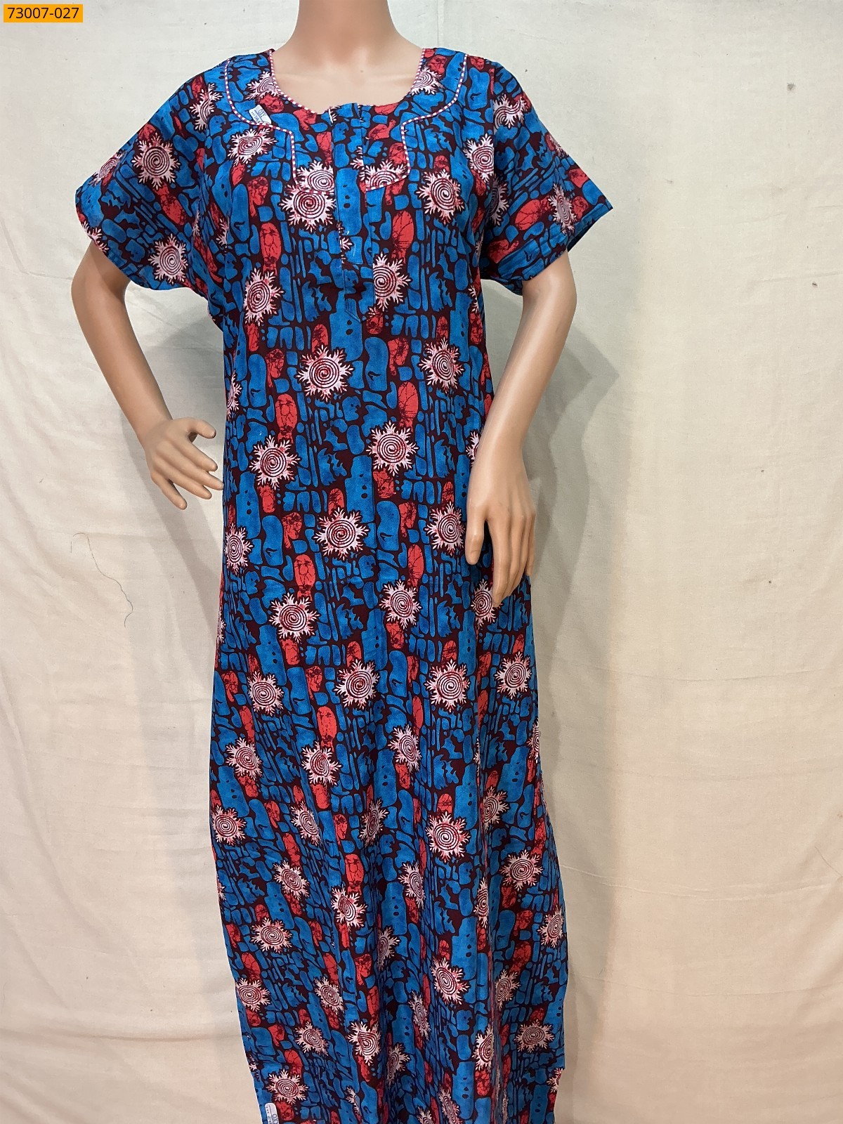 Cotton Printed Galaxy Nighty