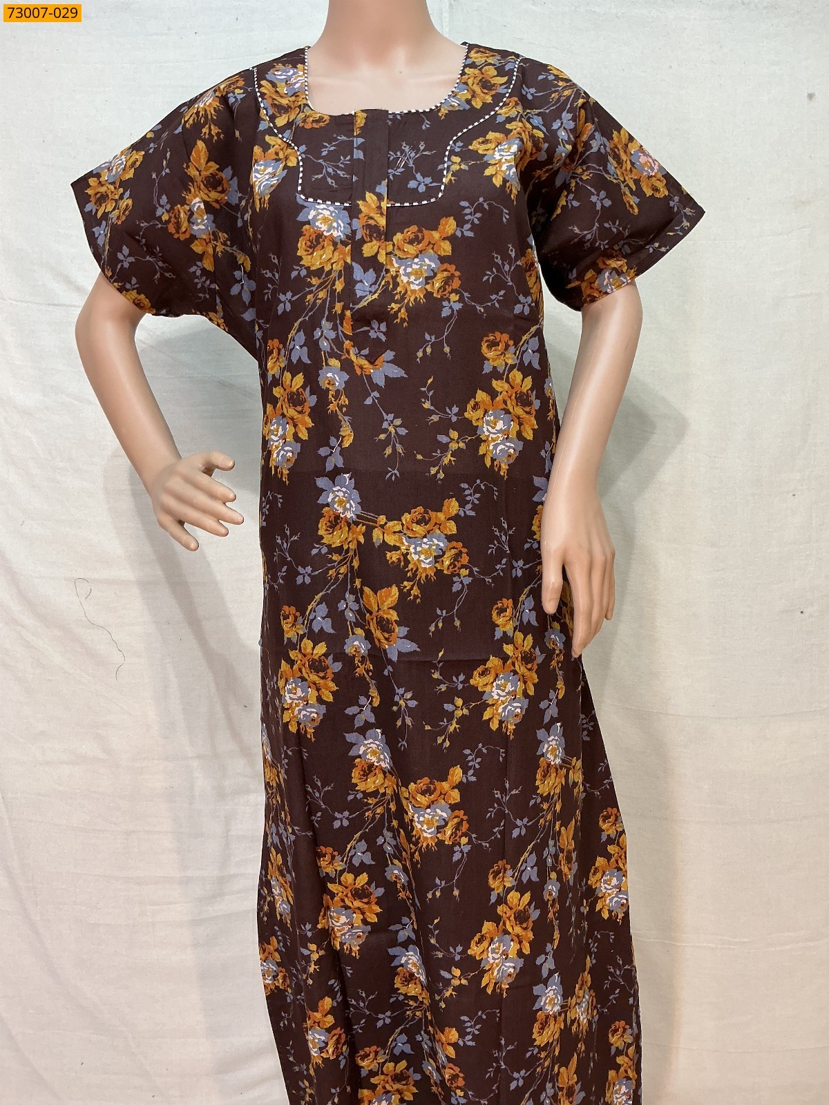 Cotton Printed Galaxy Nighty