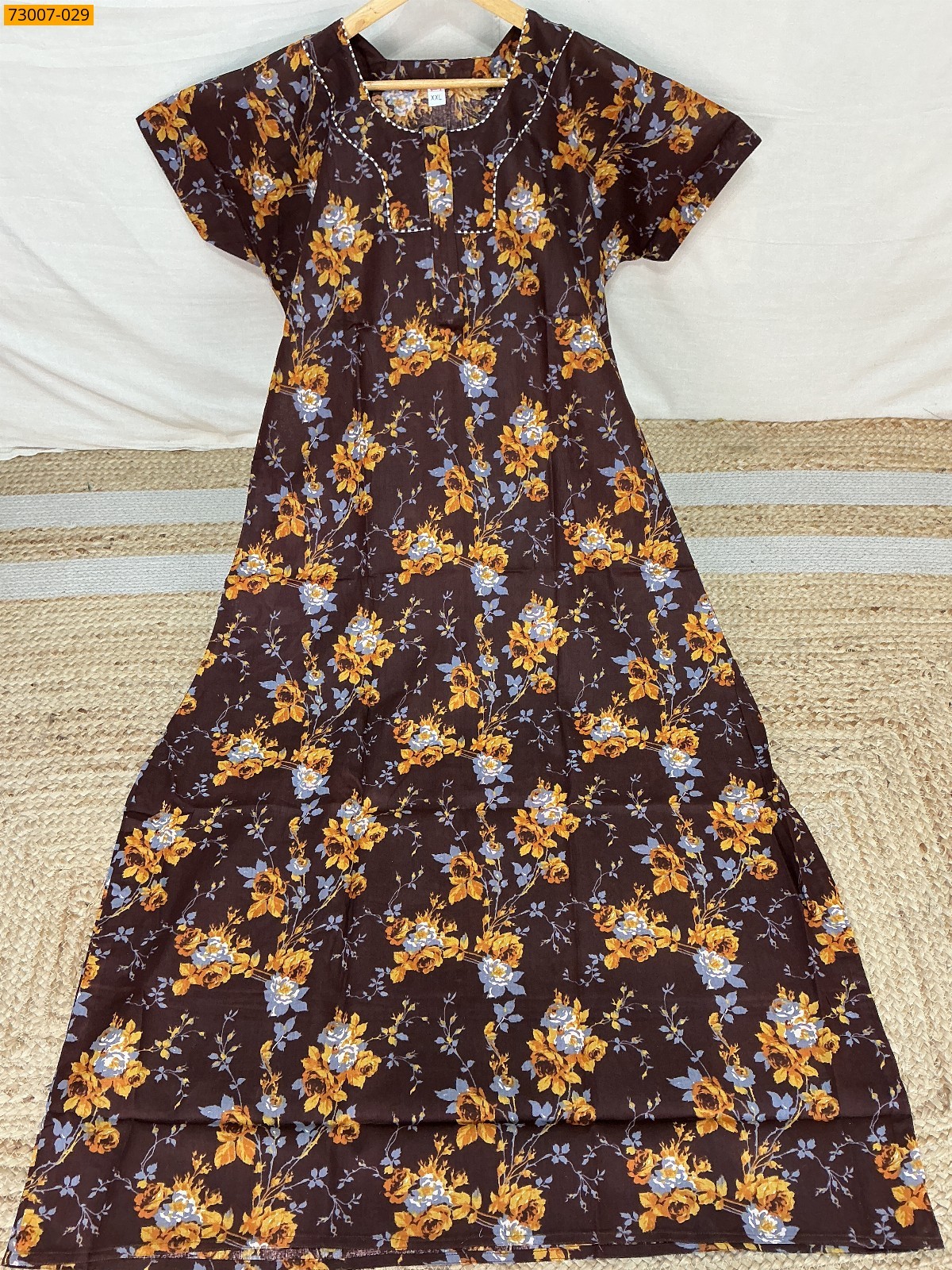 Cotton Printed Galaxy Nighty