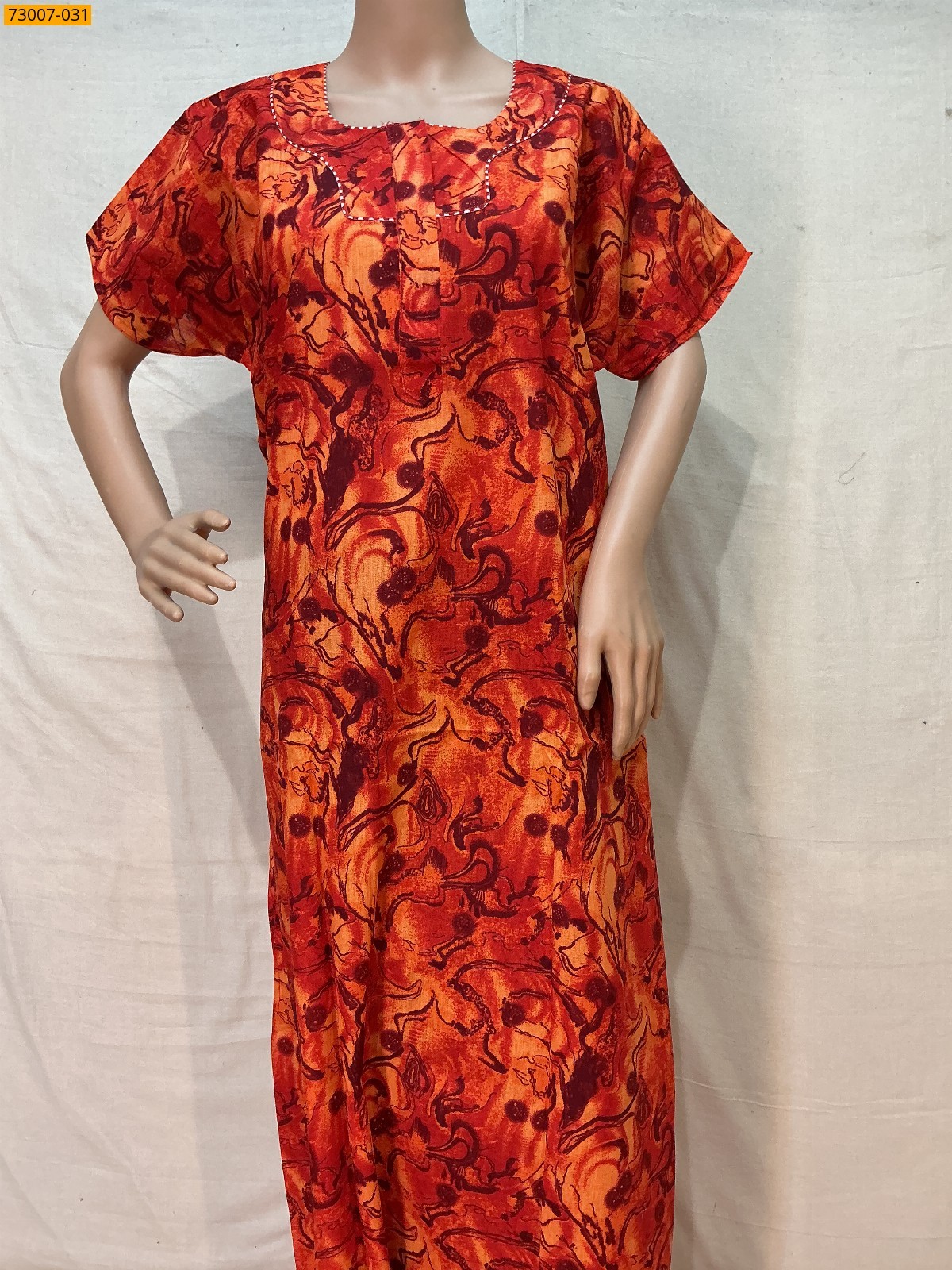 Cotton Printed Galaxy Nighty