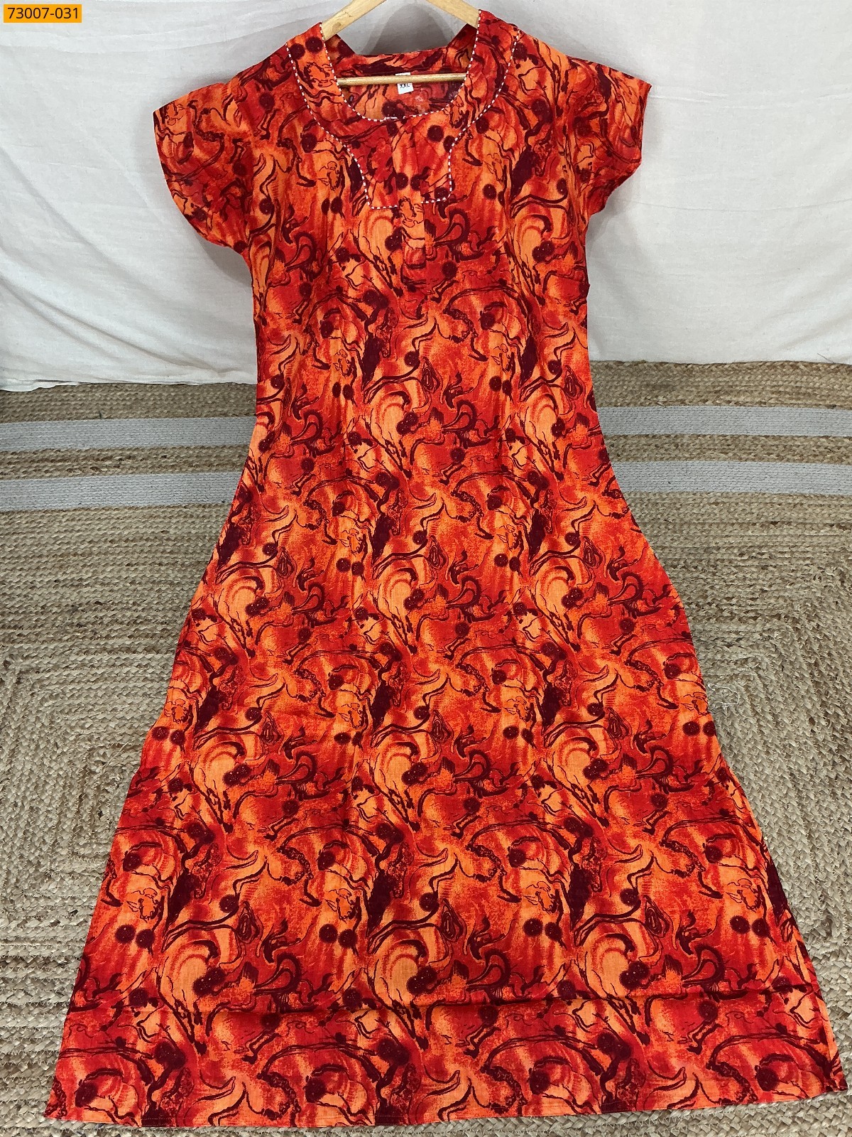 Cotton Printed Galaxy Nighty